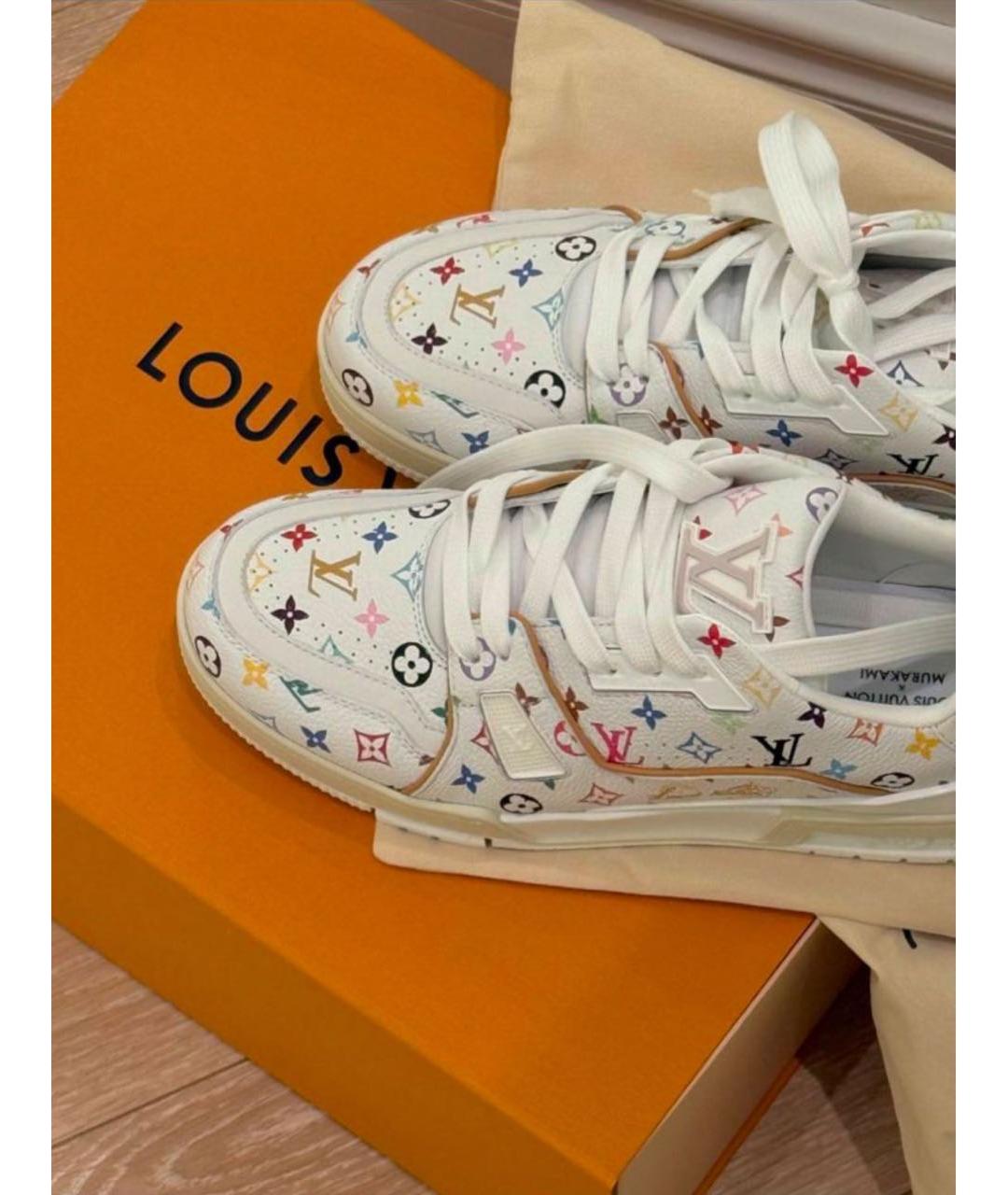 LOUIS VUITTON Мульти кожаные кеды, фото 2