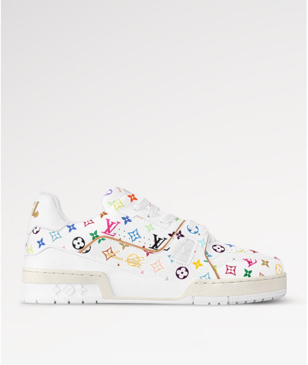 LOUIS VUITTON Мульти кожаные кеды, фото 7