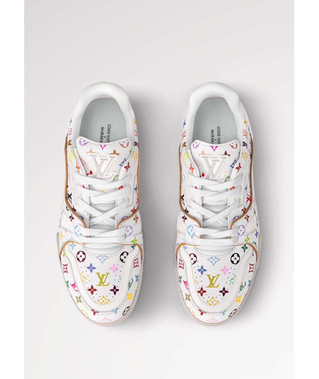 LOUIS VUITTON Мульти кожаные кеды, фото 3