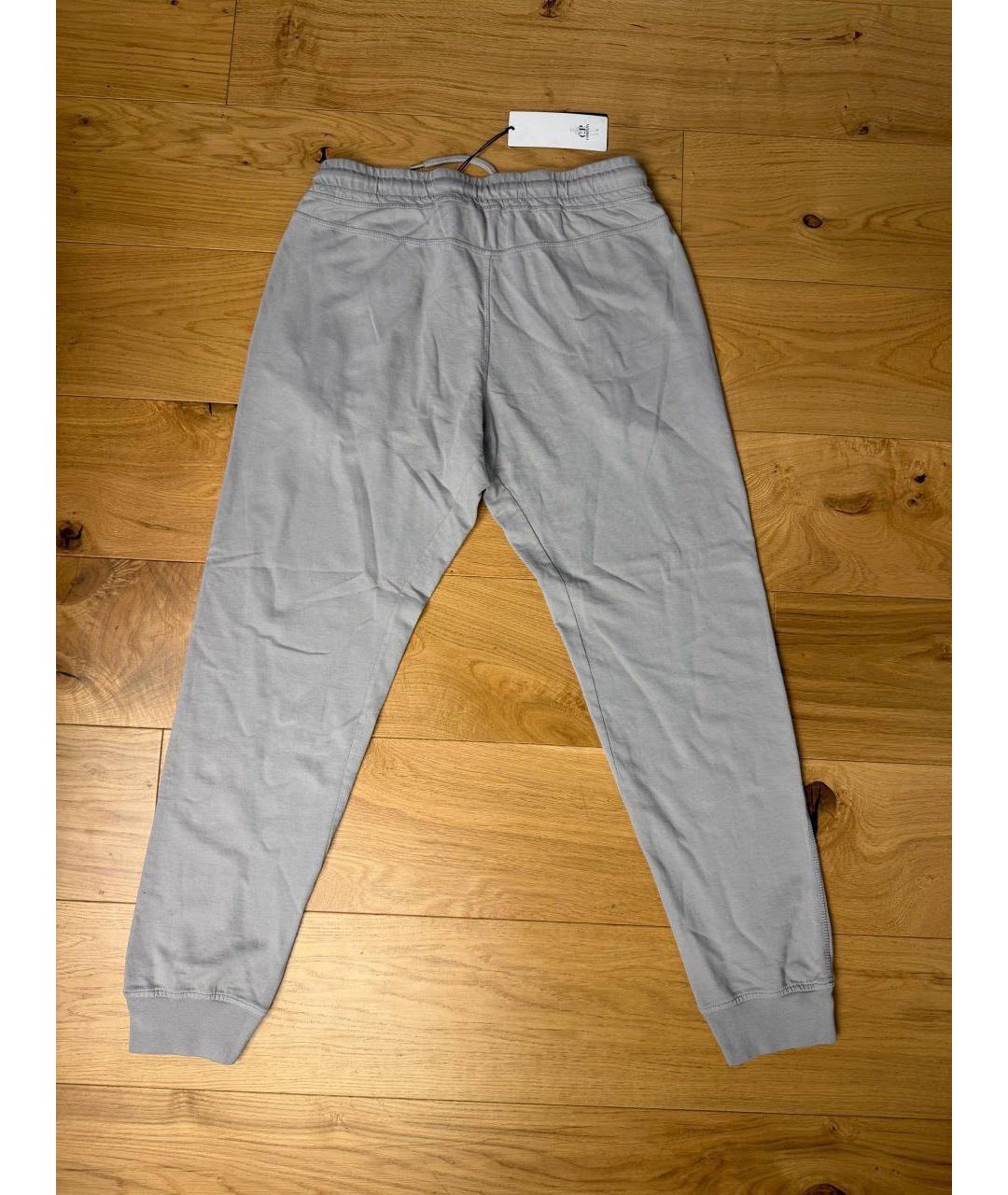 CP COMPANY Серые хлопковые повседневные брюки, фото 3