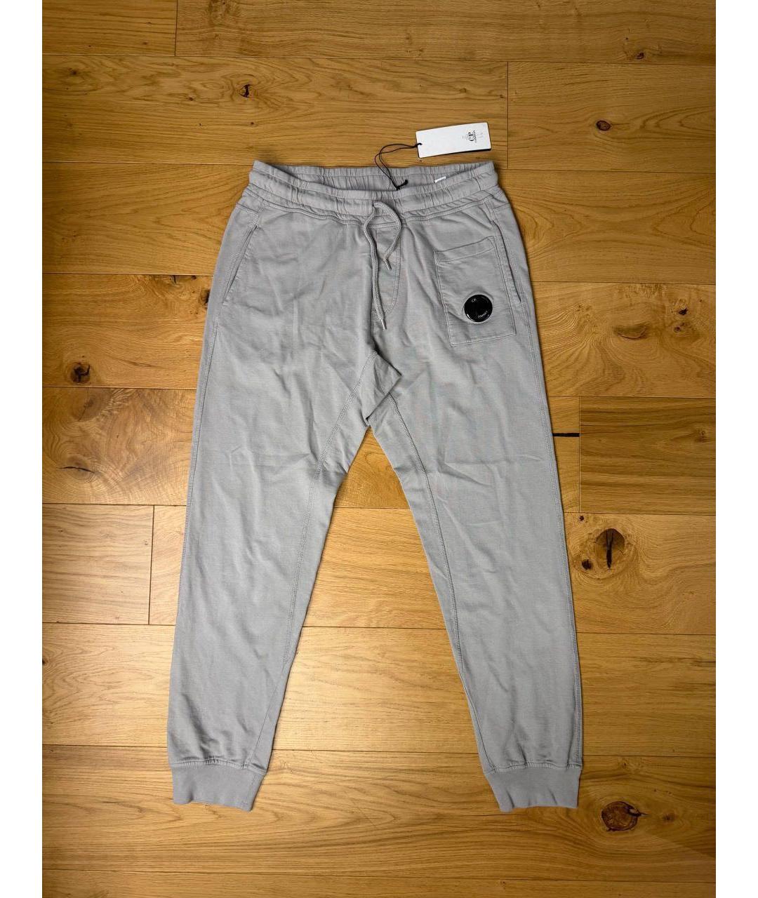 CP COMPANY Серые хлопковые повседневные брюки, фото 2