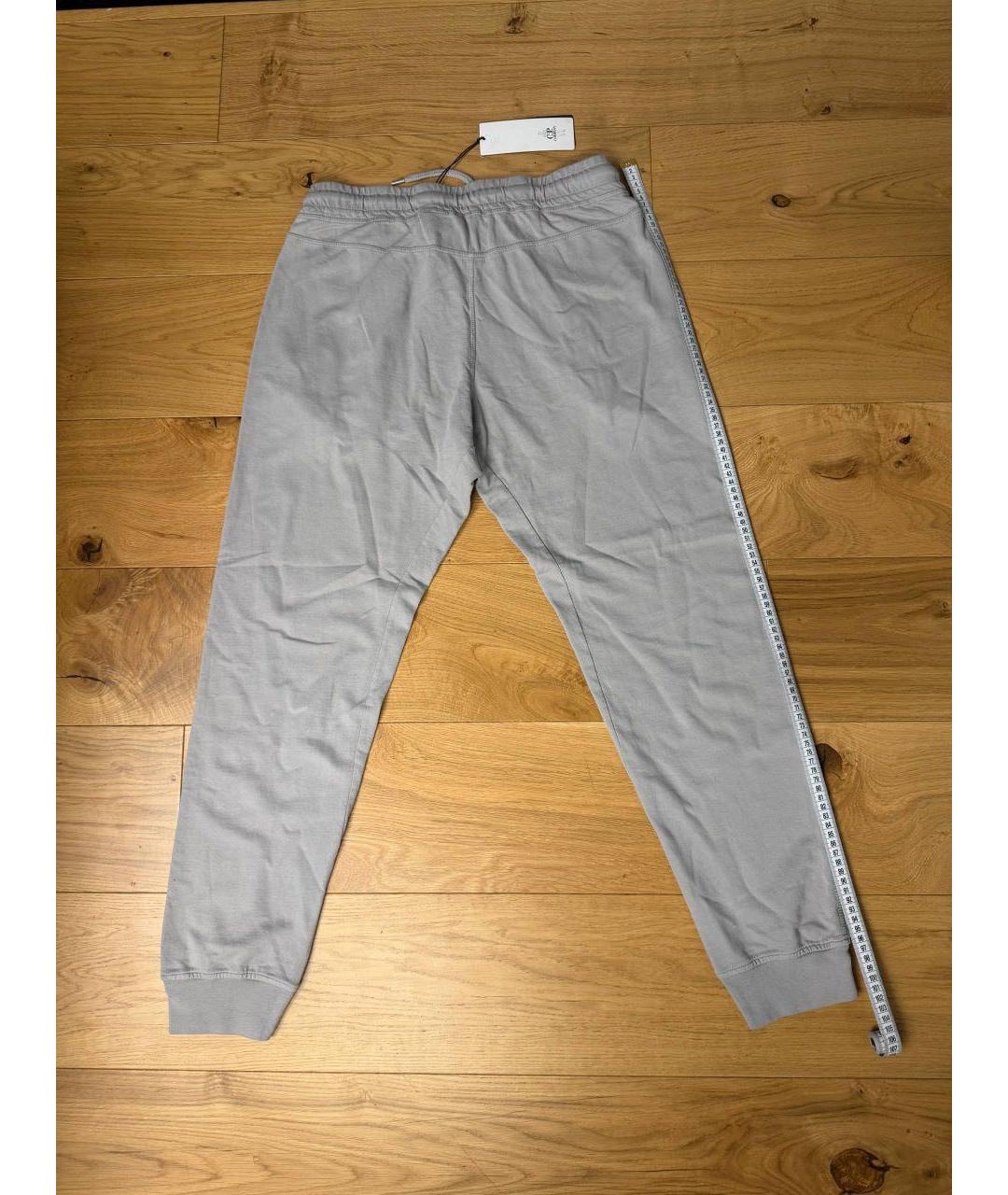 CP COMPANY Серые хлопковые повседневные брюки, фото 5