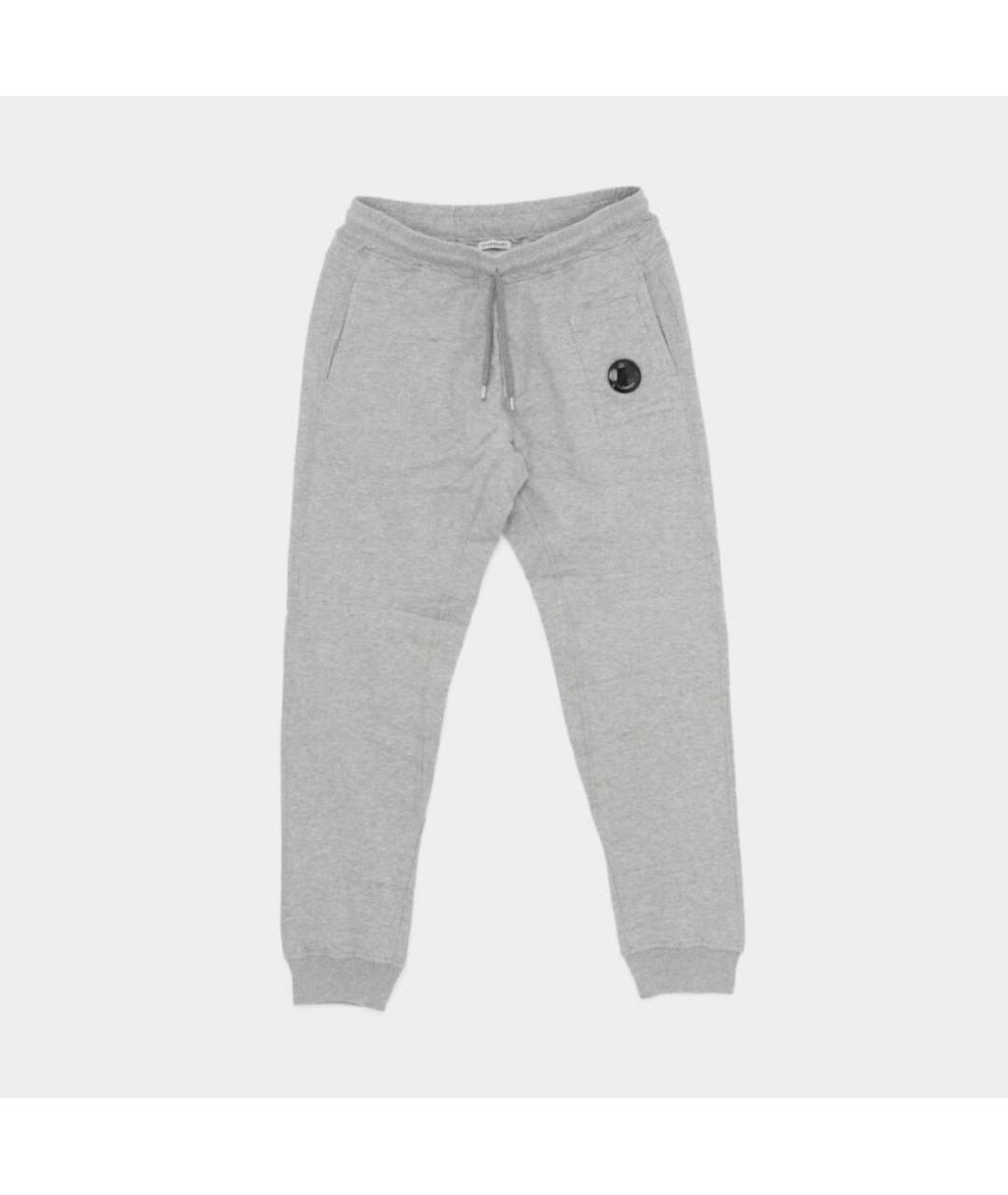 CP COMPANY Серые хлопковые повседневные брюки, фото 8