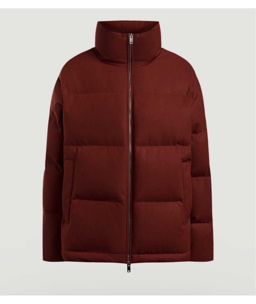 12 STOREEZ Бордовый шерстяной пуховик, фото 6