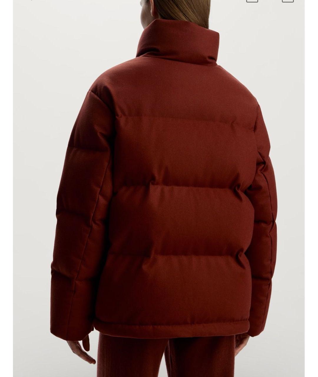 12 STOREEZ Бордовый шерстяной пуховик, фото 2
