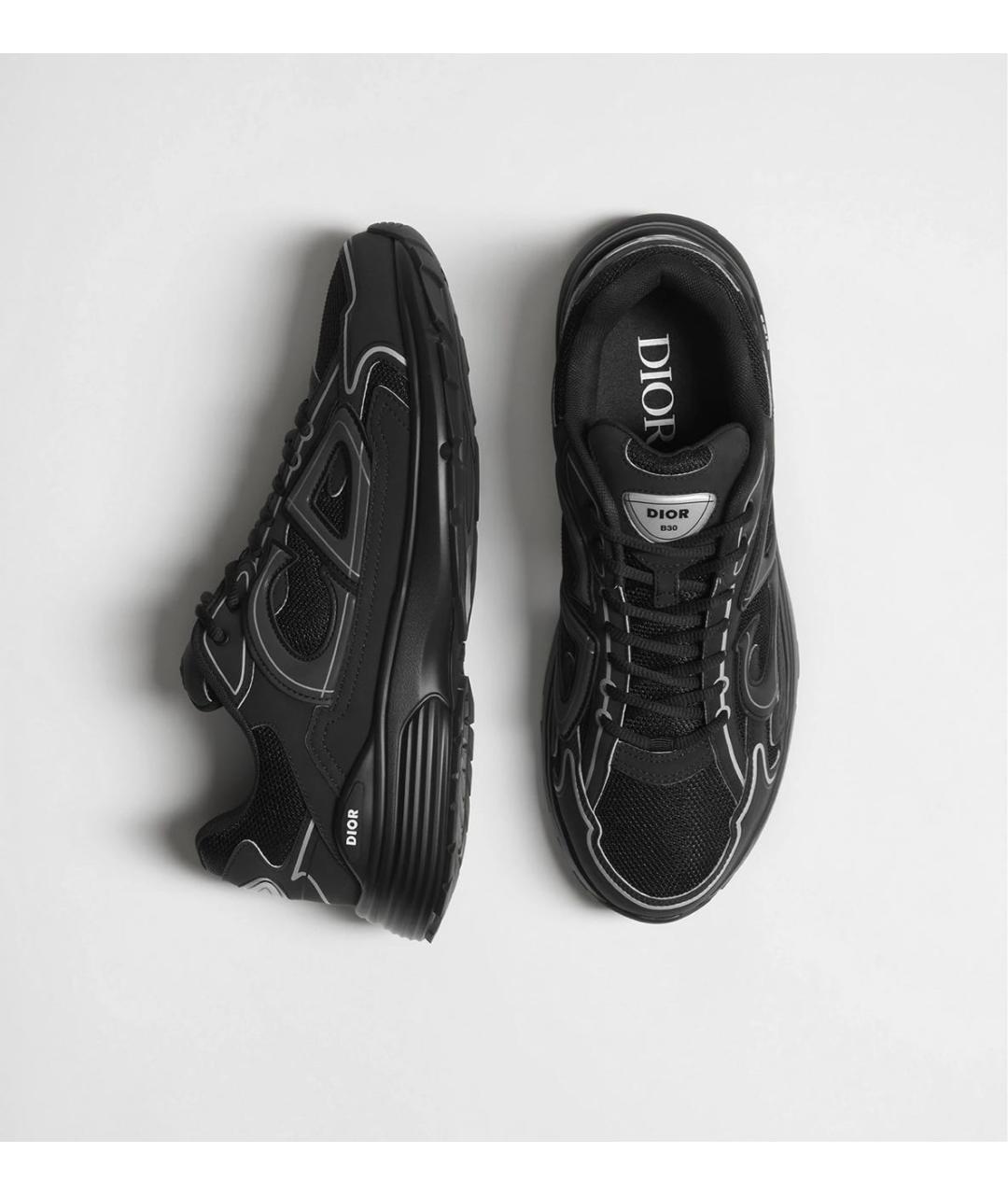 CHRISTIAN DIOR Черные низкие кроссовки / кеды, фото 2