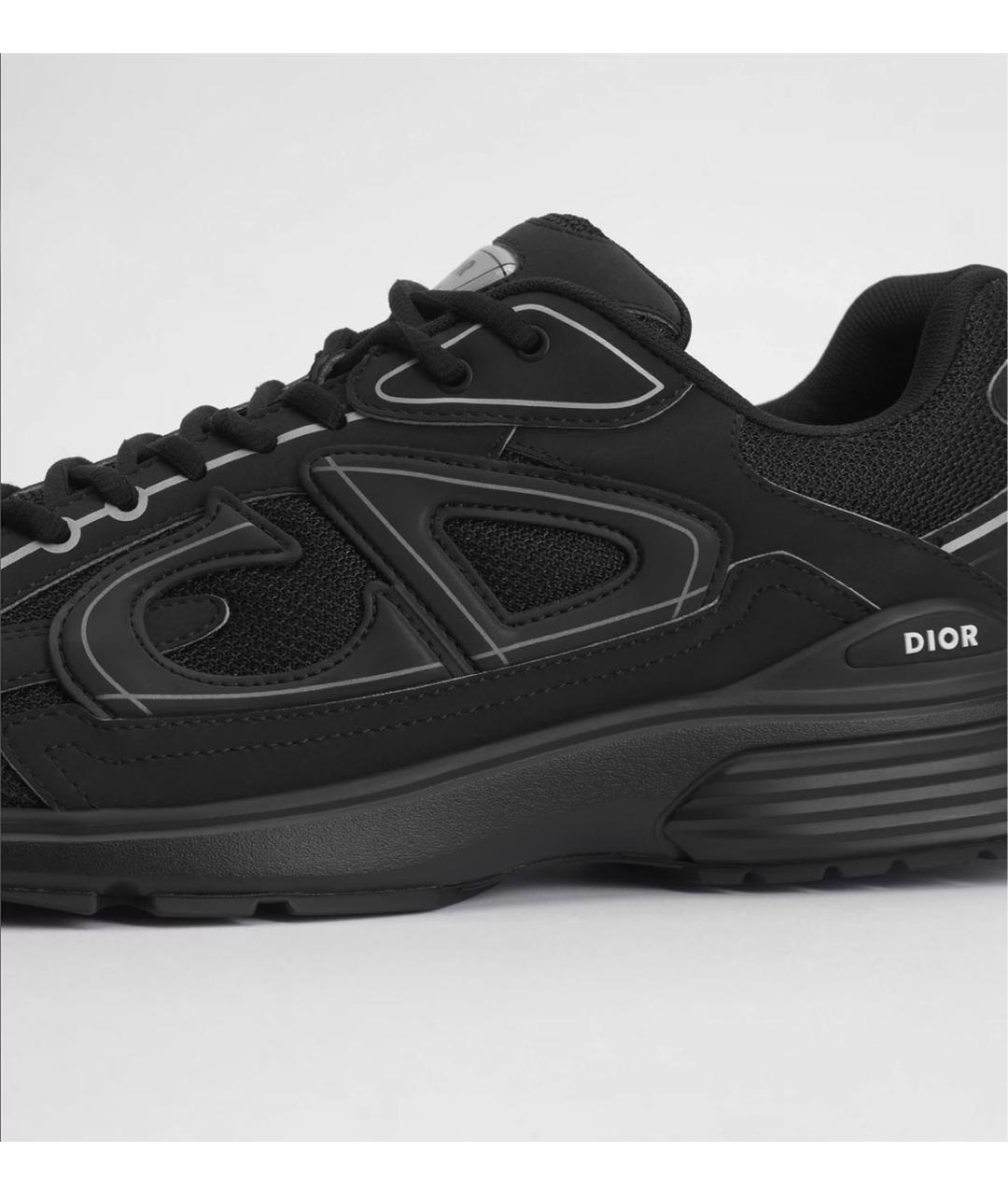 CHRISTIAN DIOR Черные низкие кроссовки / кеды, фото 3