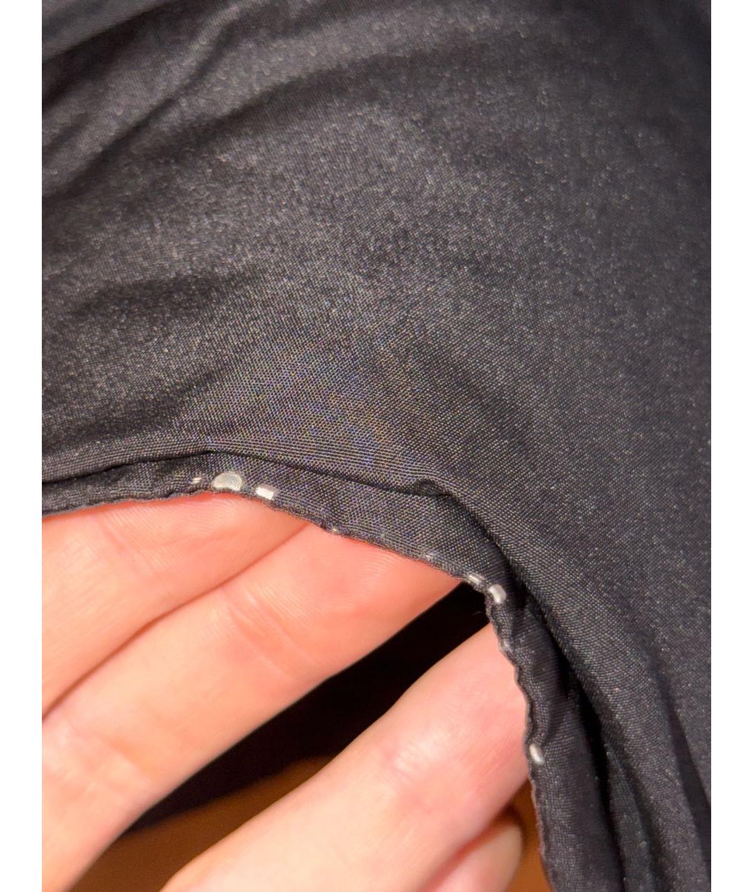 CHRISTIAN DIOR Черный шелковый пуховик, фото 6