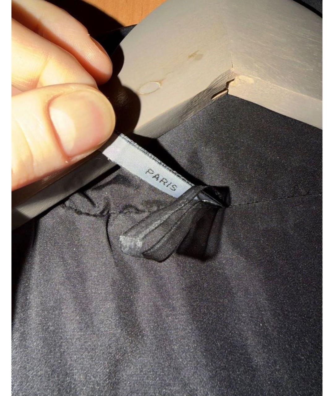 CHRISTIAN DIOR Черный шелковый пуховик, фото 3