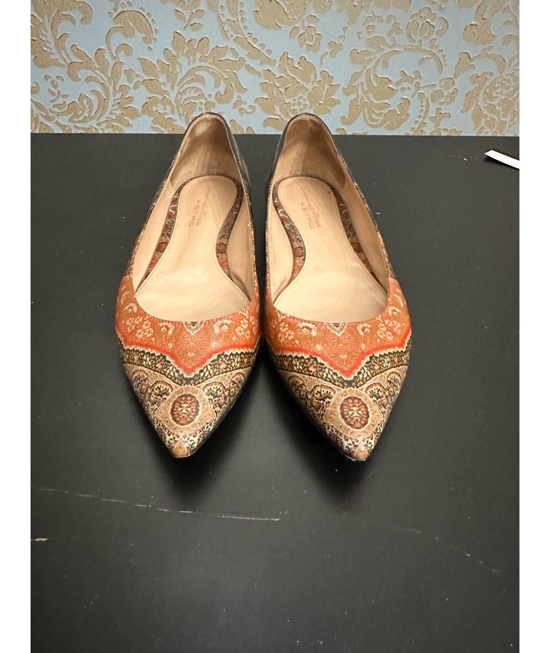 GIANVITO ROSSI Мульти кожаные балетки, фото 2