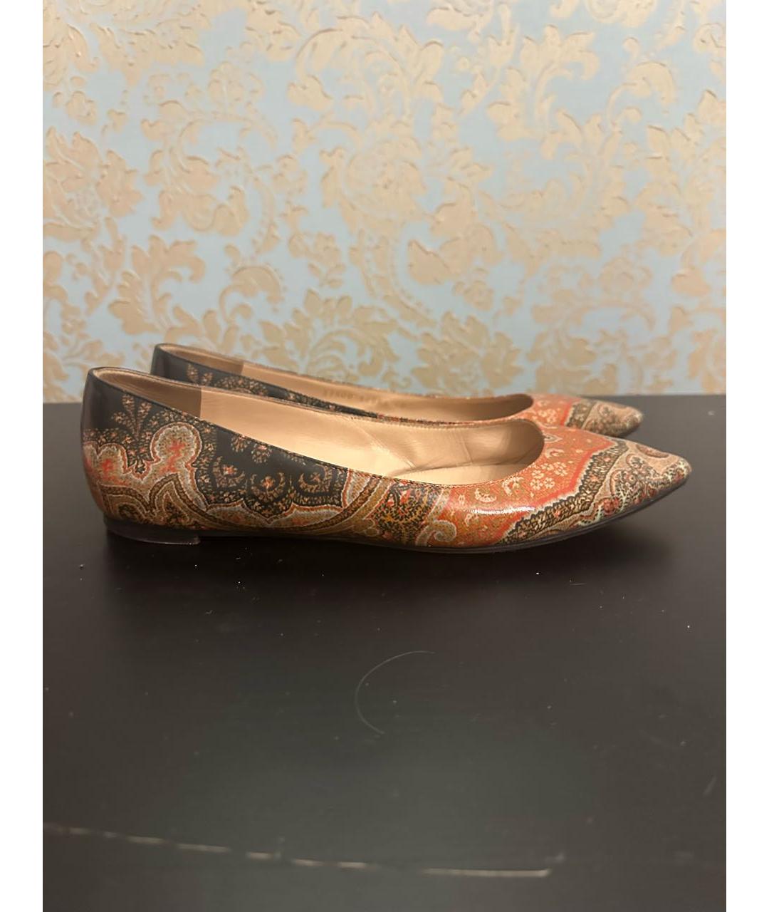 GIANVITO ROSSI Мульти кожаные балетки, фото 6