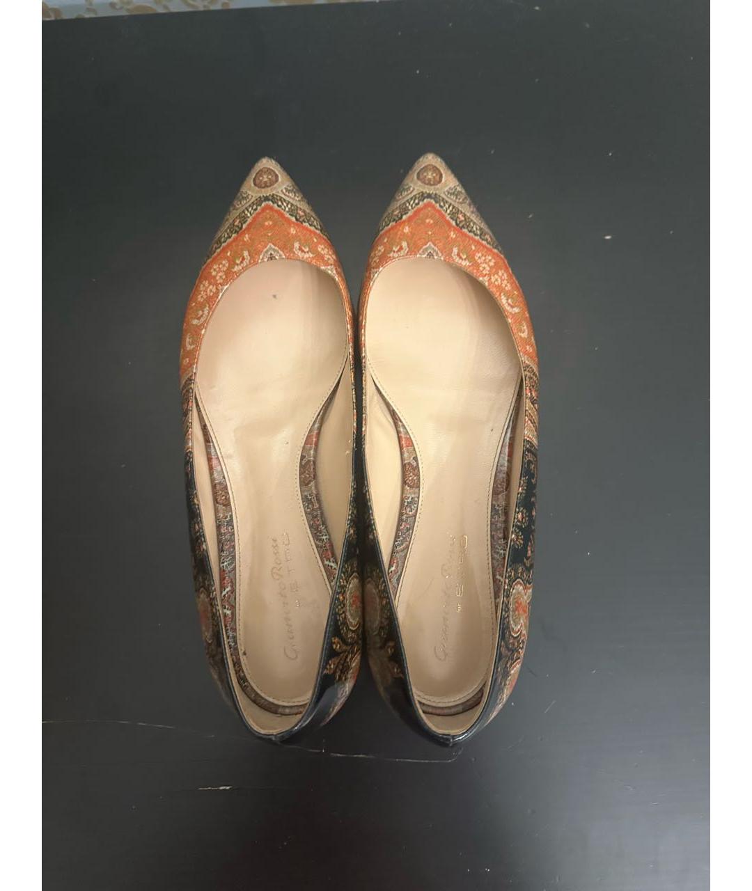 GIANVITO ROSSI Мульти кожаные балетки, фото 3