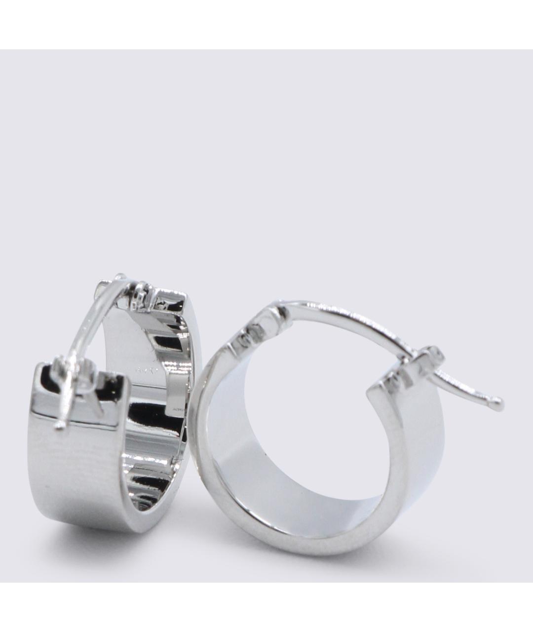 MM6 MAISON MARGIELA Серебряные металлические серьги, фото 3