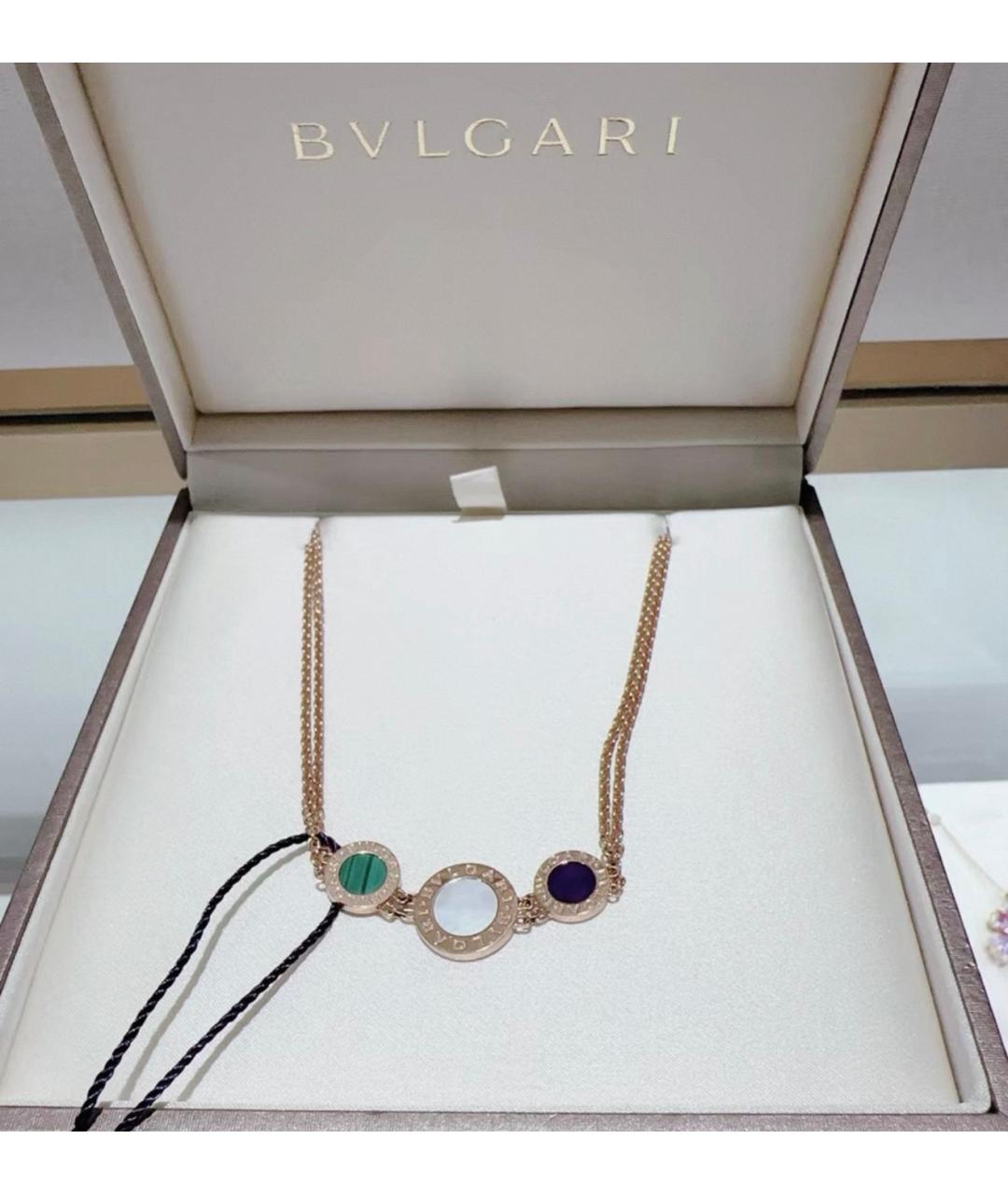 BVLGARI Мульти колье из розового золота, фото 2