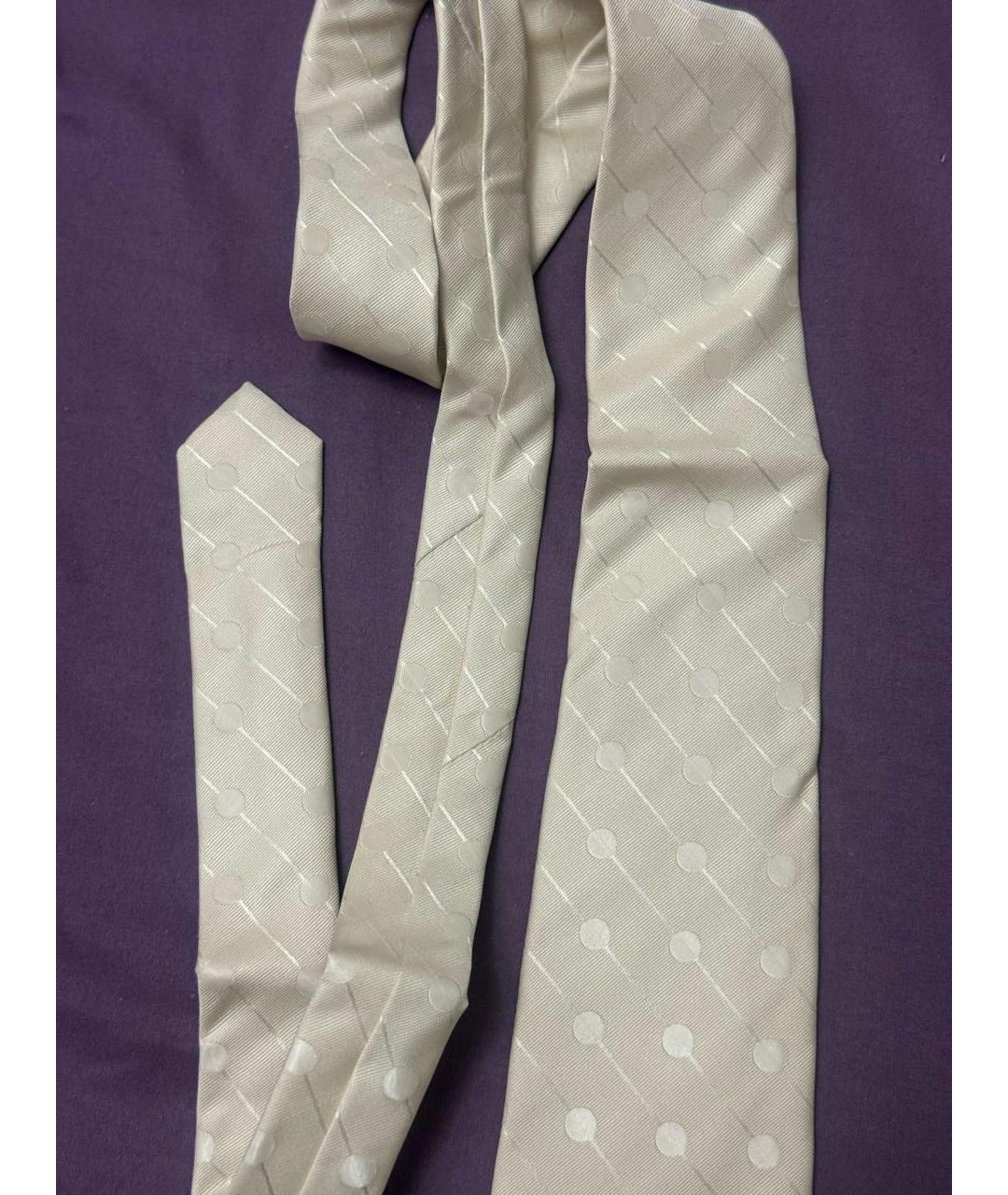 GIVENCHY Бежевый шелковый галстук, фото 2