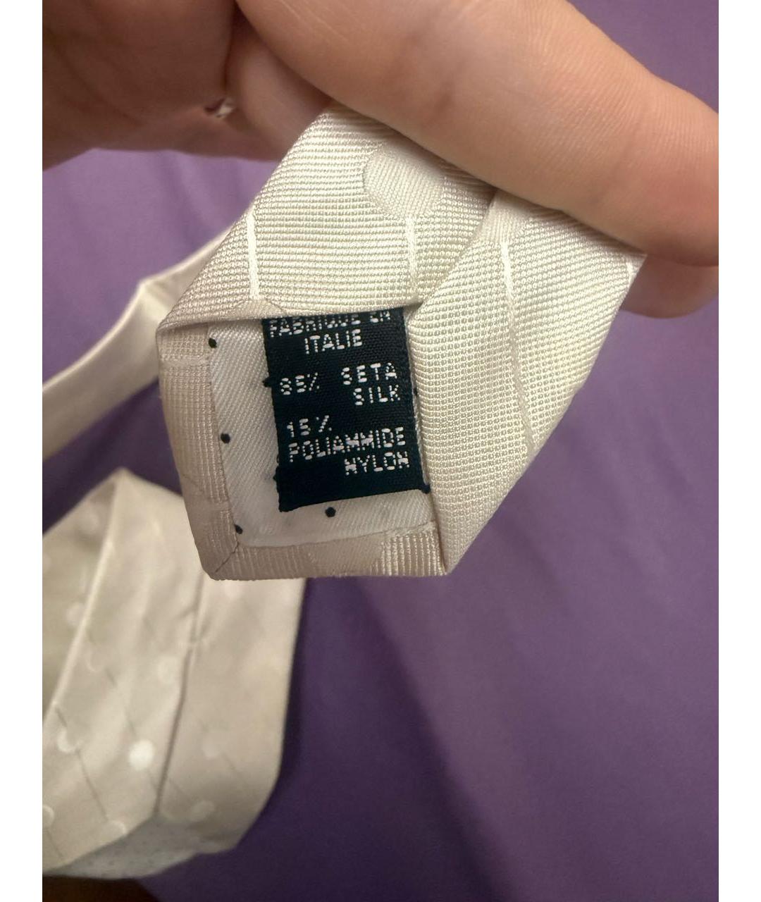 GIVENCHY Бежевый шелковый галстук, фото 3