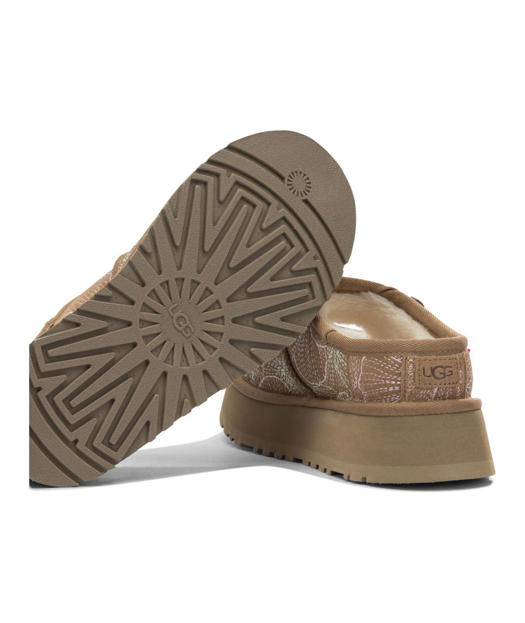 UGG AUSTRALIA Бежевые замшевые мюли, фото 5