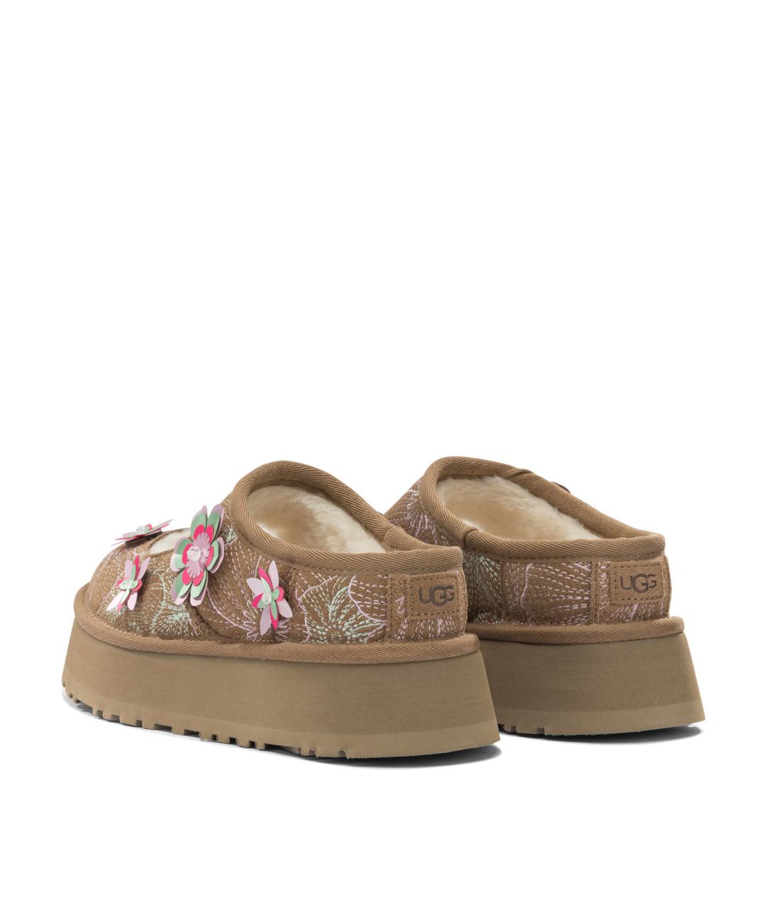 UGG AUSTRALIA Бежевые замшевые мюли, фото 4