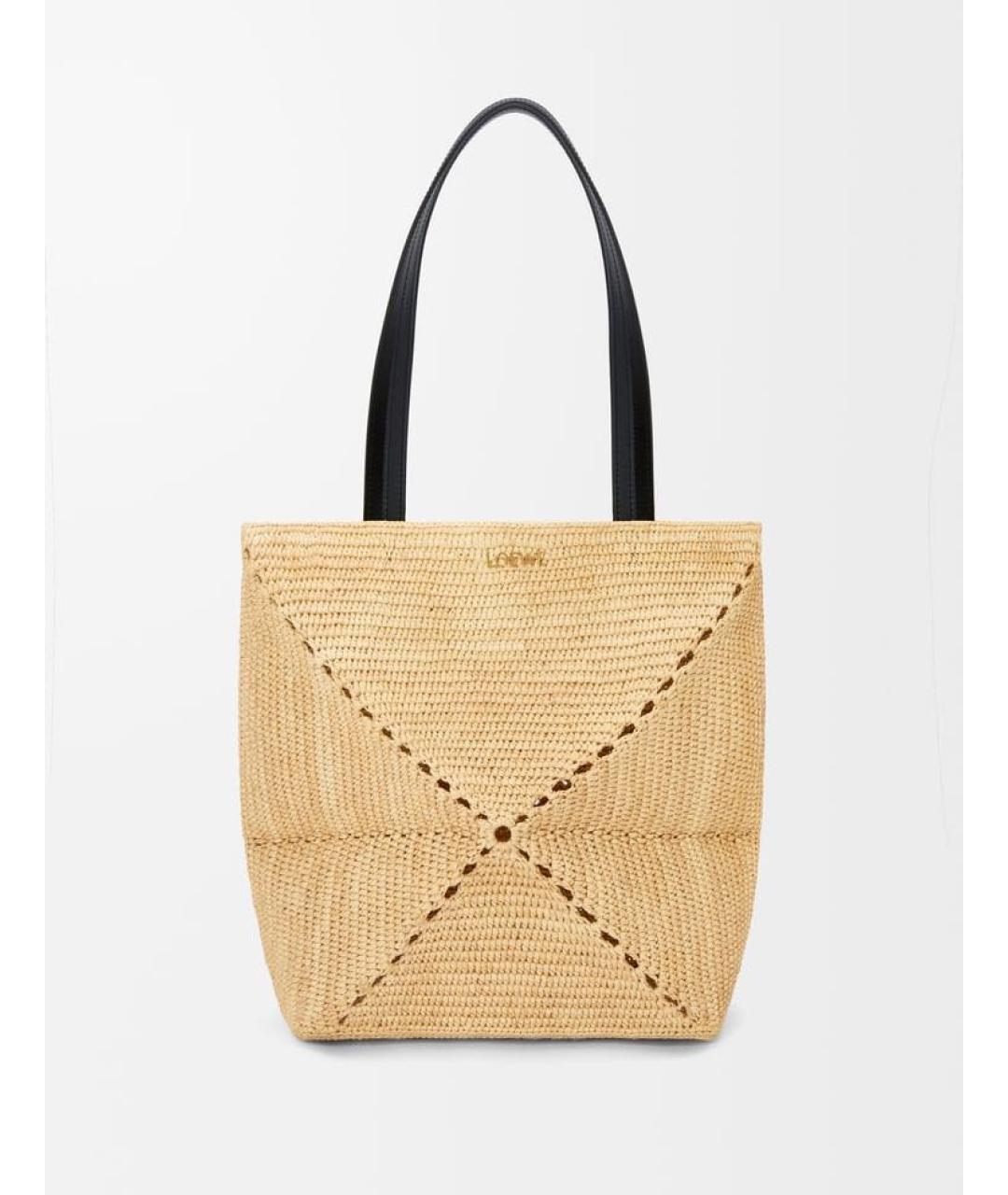 LOEWE Бежевая сумка через плечо, фото 6