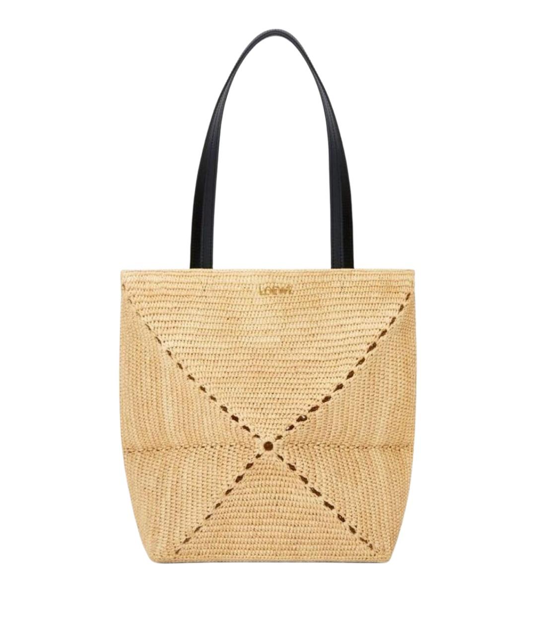 LOEWE Бежевая сумка через плечо, фото 1