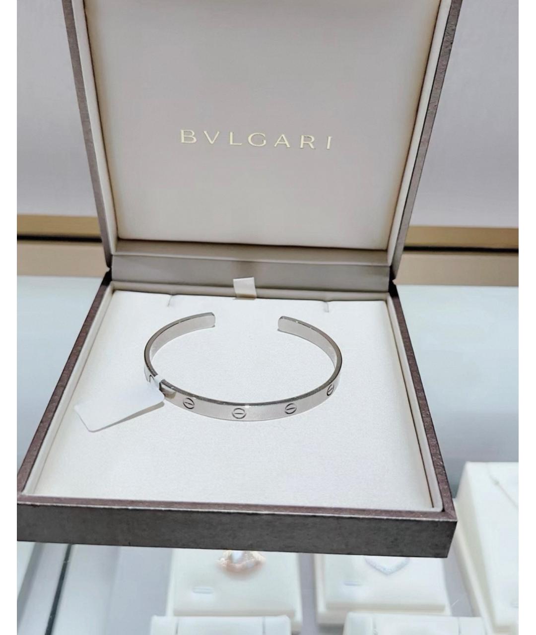 CARTIER Серебрянный браслет из белого золота, фото 2