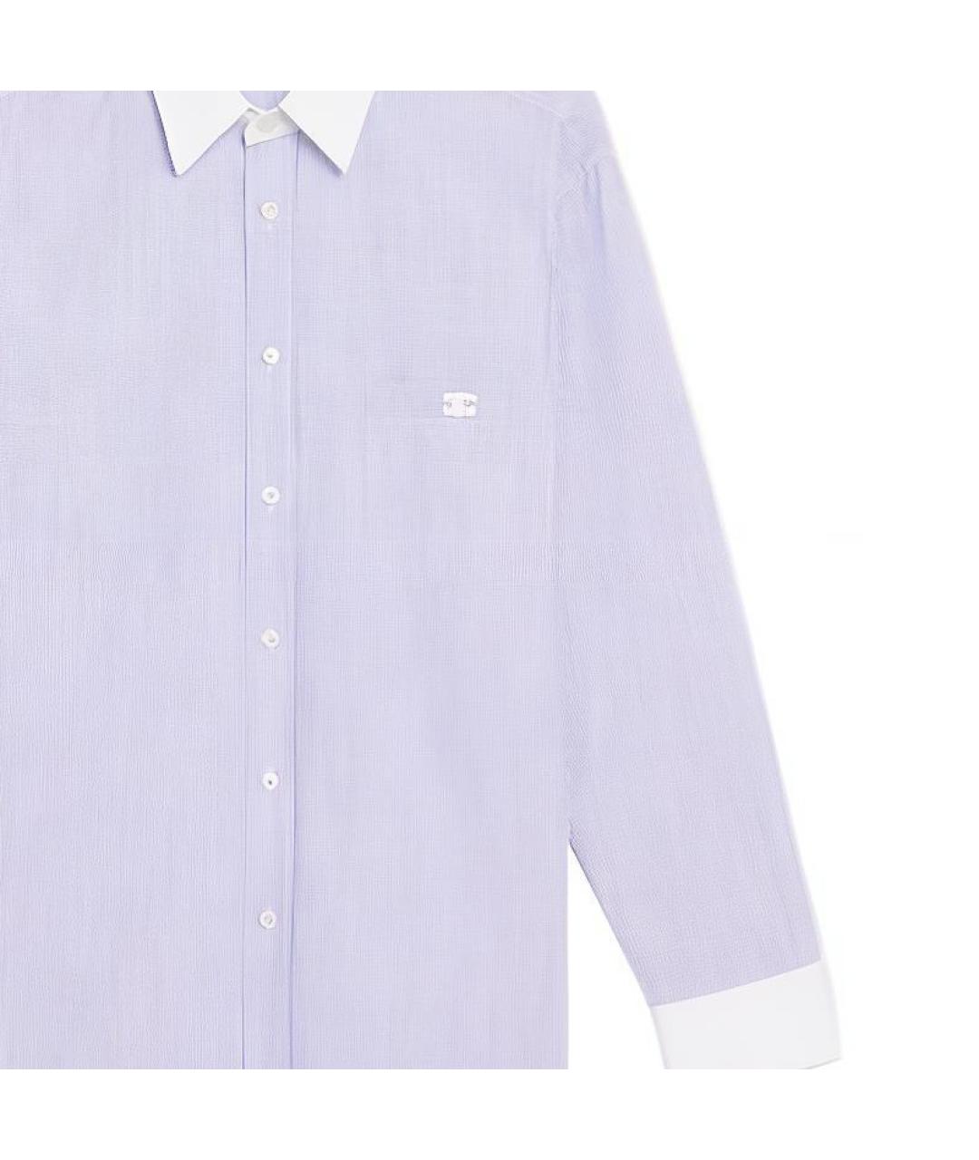 CELINE Голубая хлопковая рубашка, фото 8