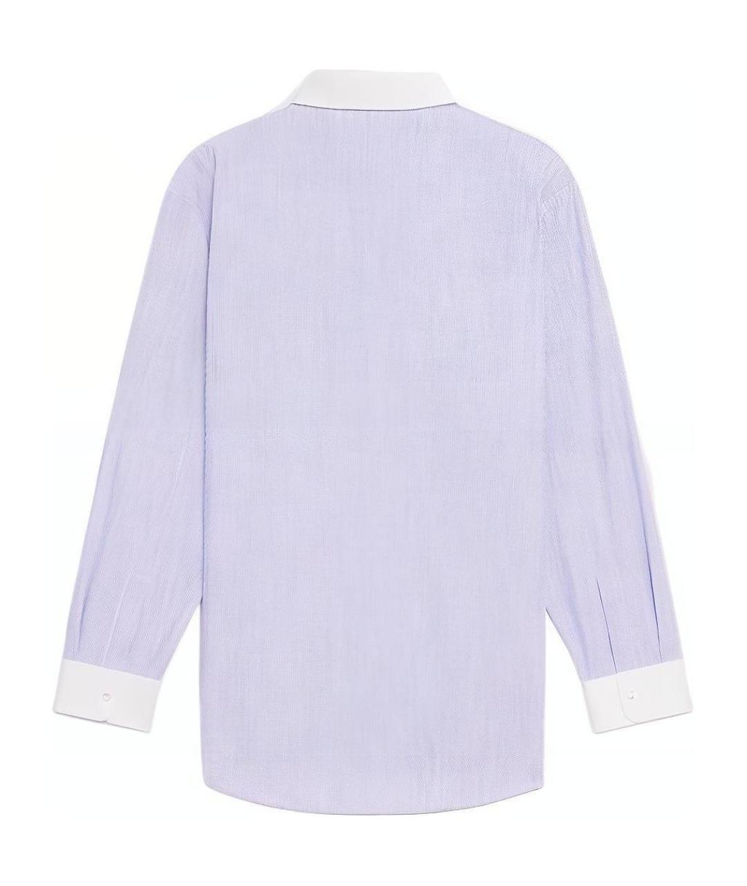 CELINE Голубая хлопковая рубашка, фото 2