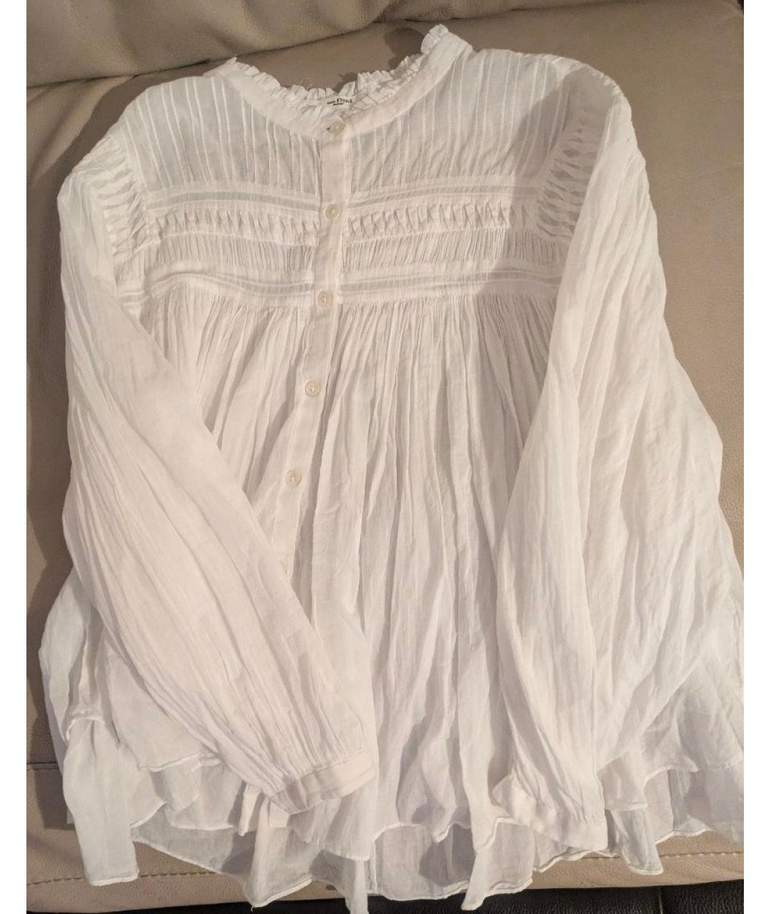 ISABEL MARANT ETOILE Белая хлопковая блузы, фото 3