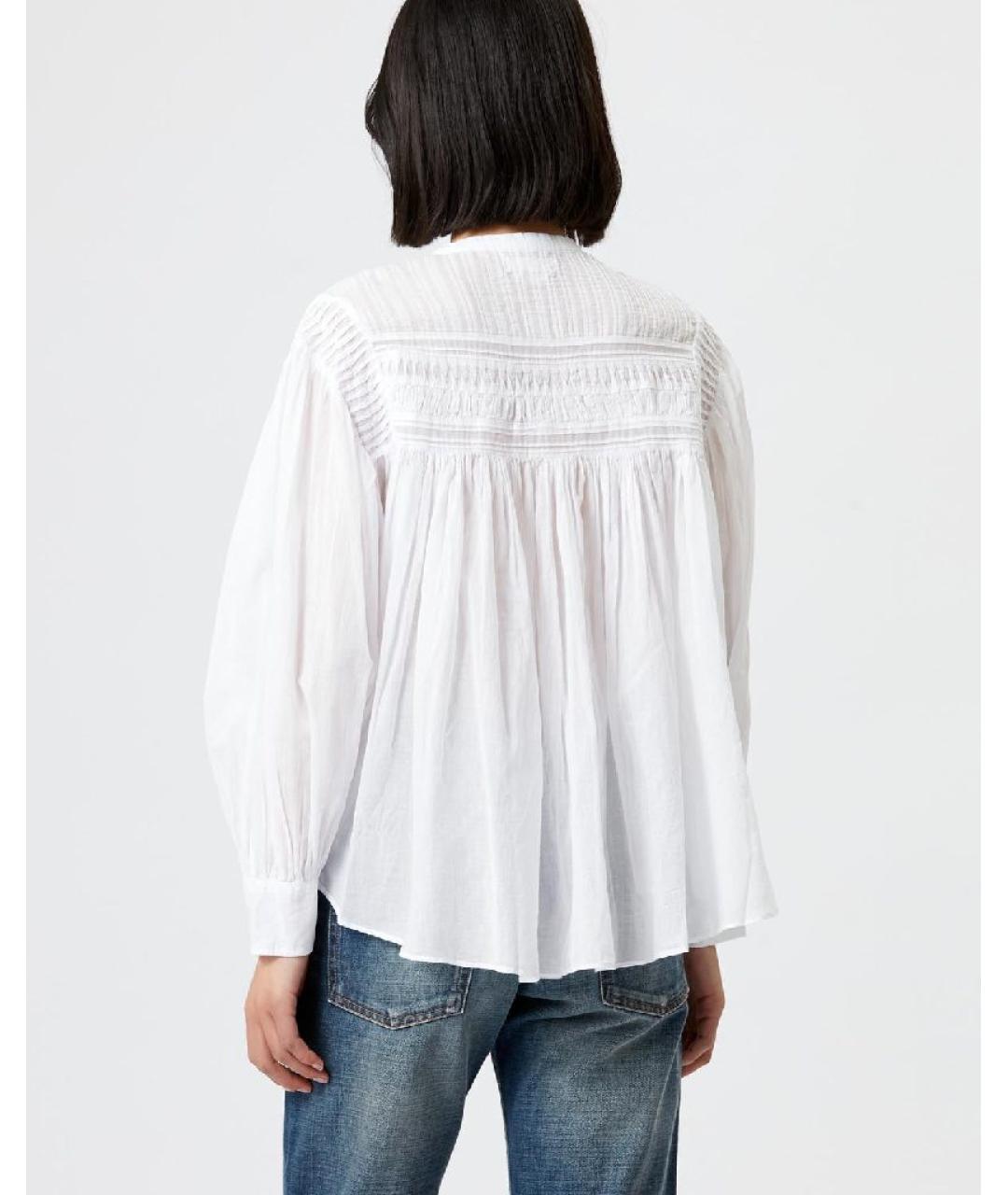 ISABEL MARANT ETOILE Белая хлопковая блузы, фото 2