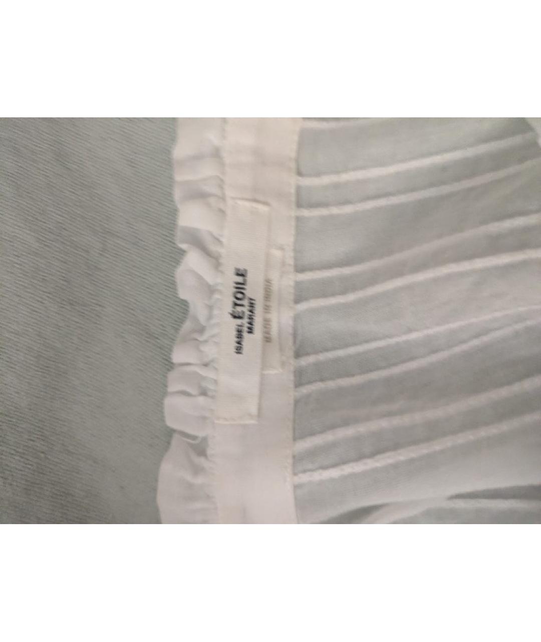 ISABEL MARANT ETOILE Белая хлопковая блузы, фото 4