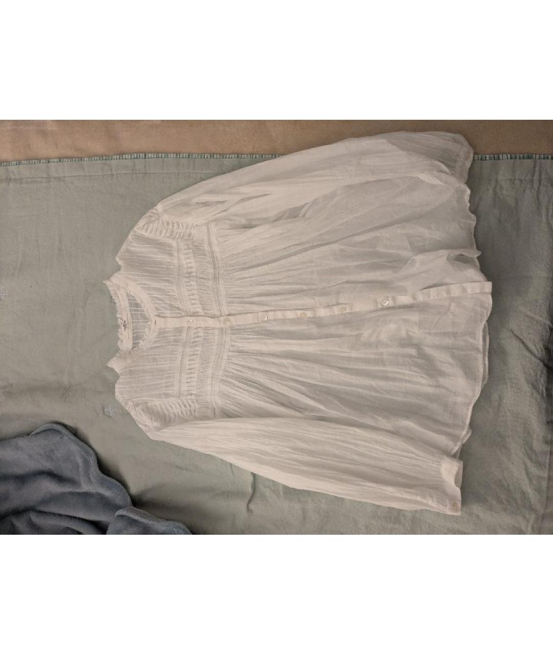 ISABEL MARANT ETOILE Белая хлопковая блузы, фото 6