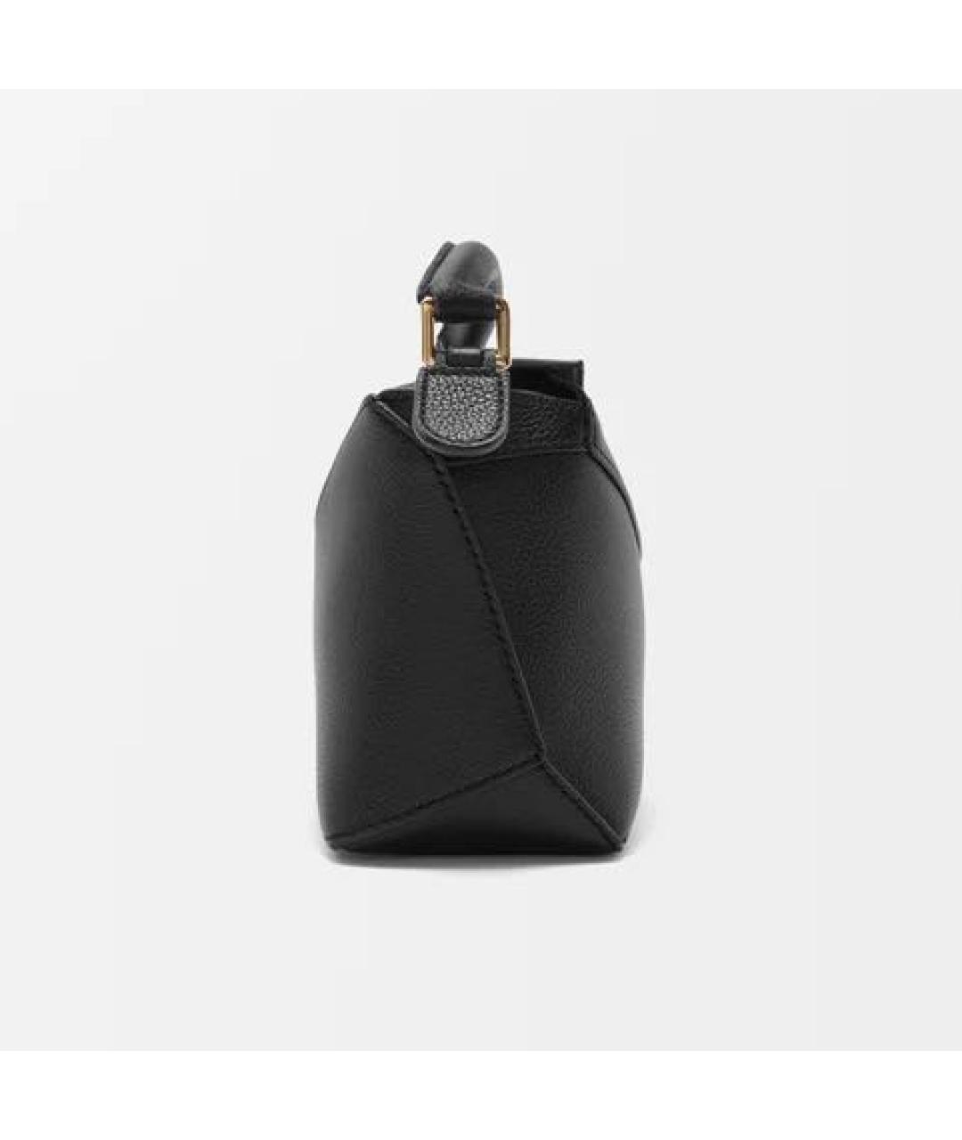 LOEWE Черная кожаная сумка через плечо, фото 5