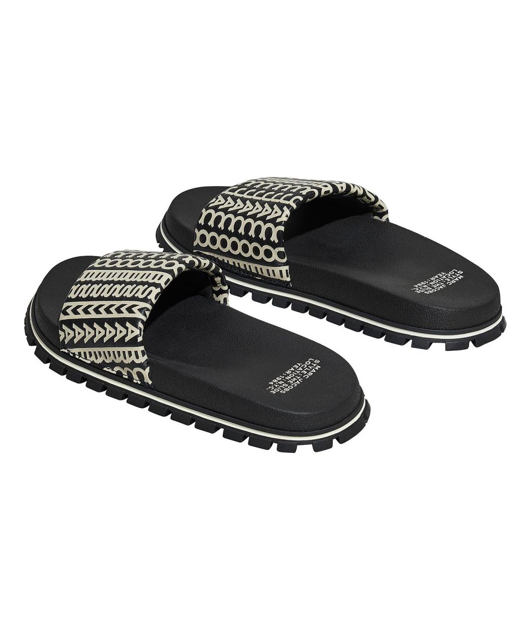 MARC JACOBS Черные шлепанцы, фото 3