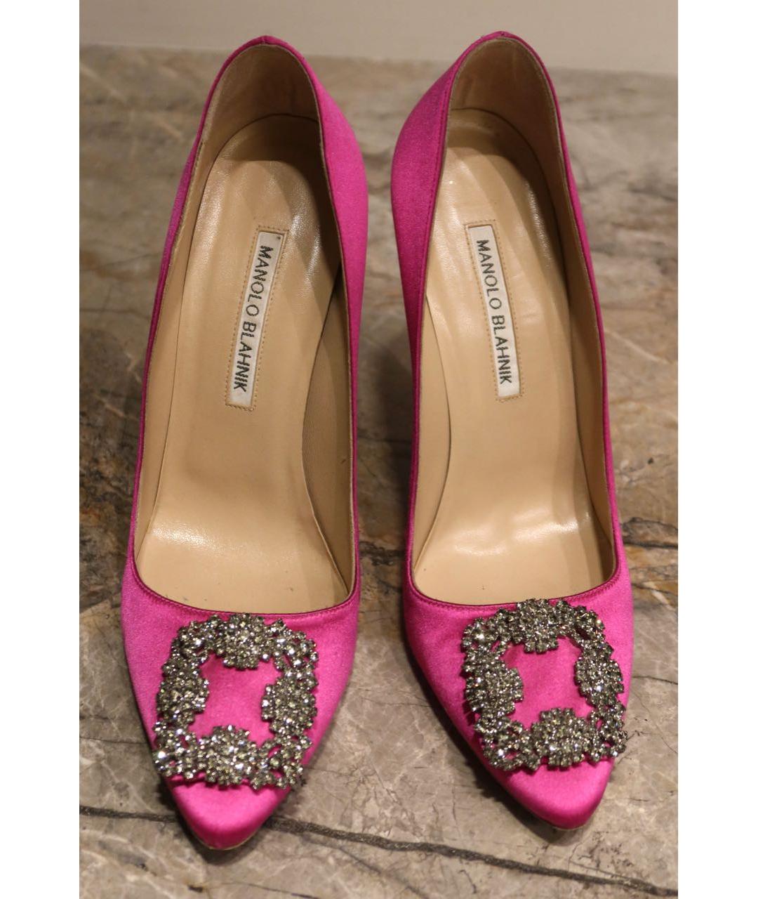 MANOLO BLAHNIK Фуксия туфли, фото 2