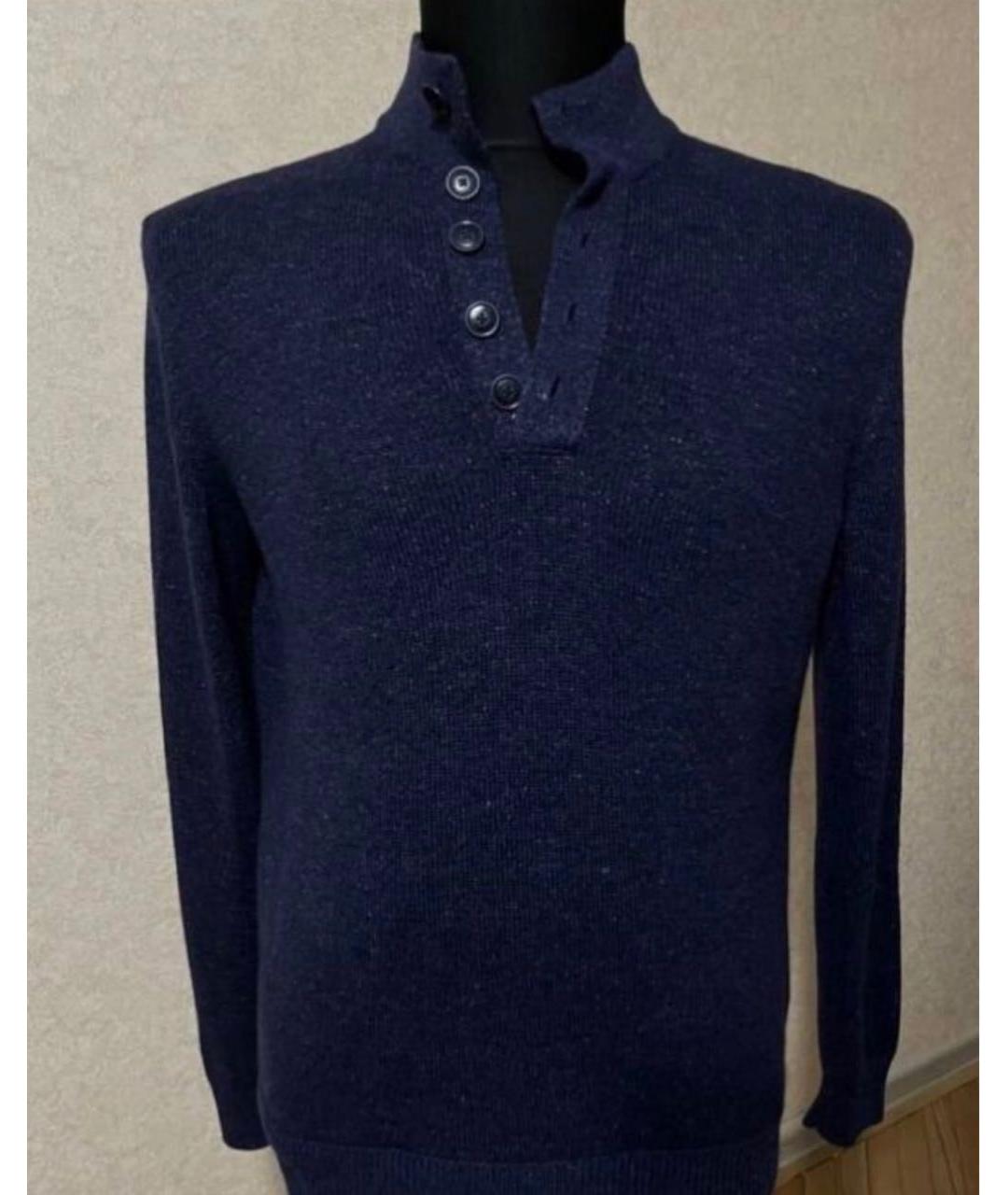 LORO PIANA Синий джемпер / свитер, фото 2