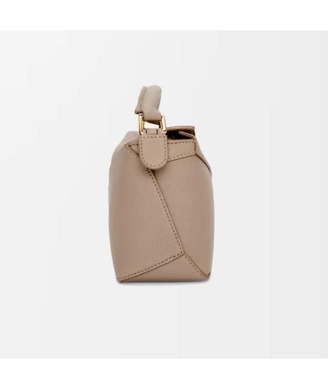 LOEWE Коричневая кожаная сумка через плечо, фото 5