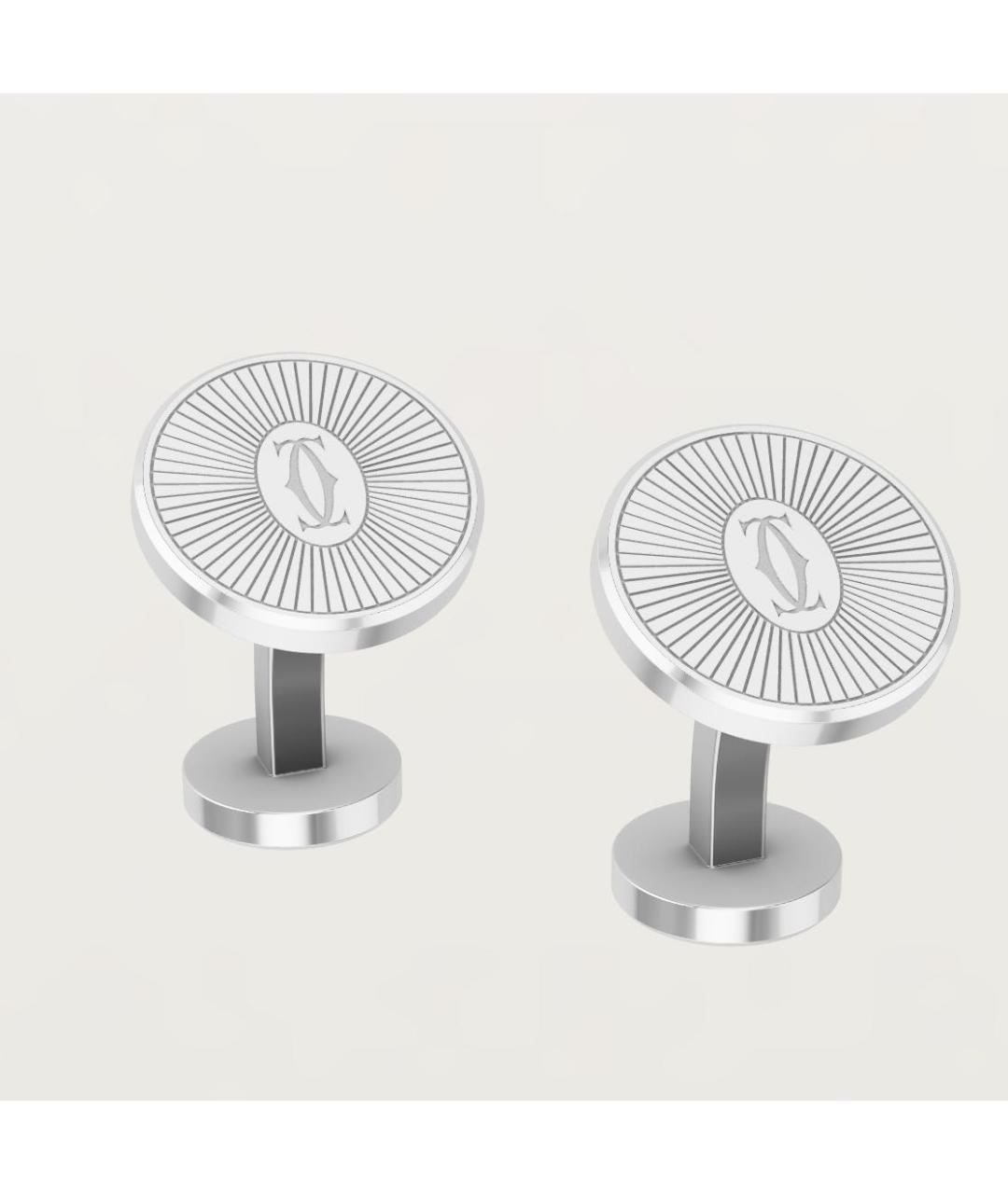 CARTIER Серебряные серебряные запонки, фото 3