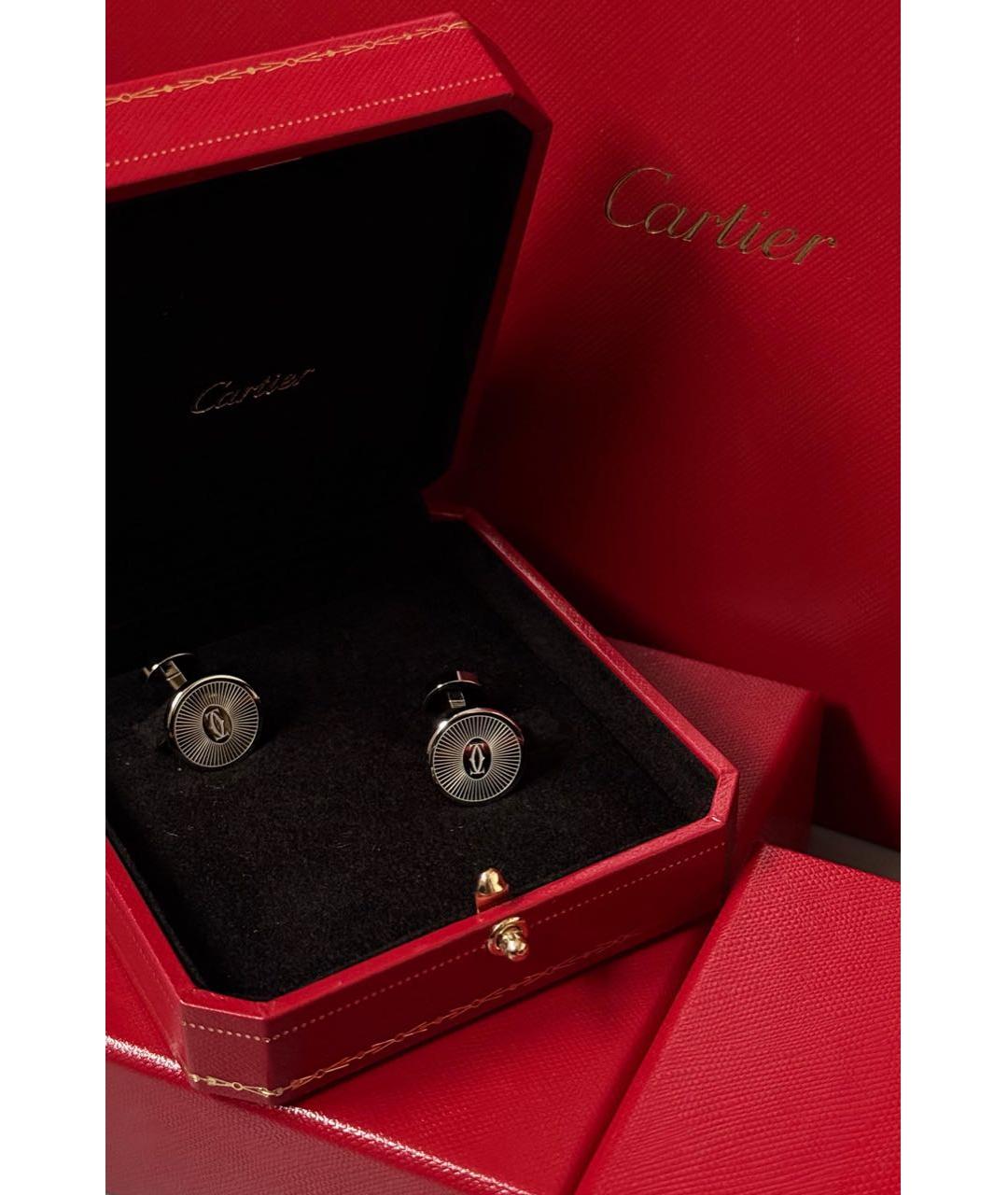 CARTIER Серебряные серебряные запонки, фото 2