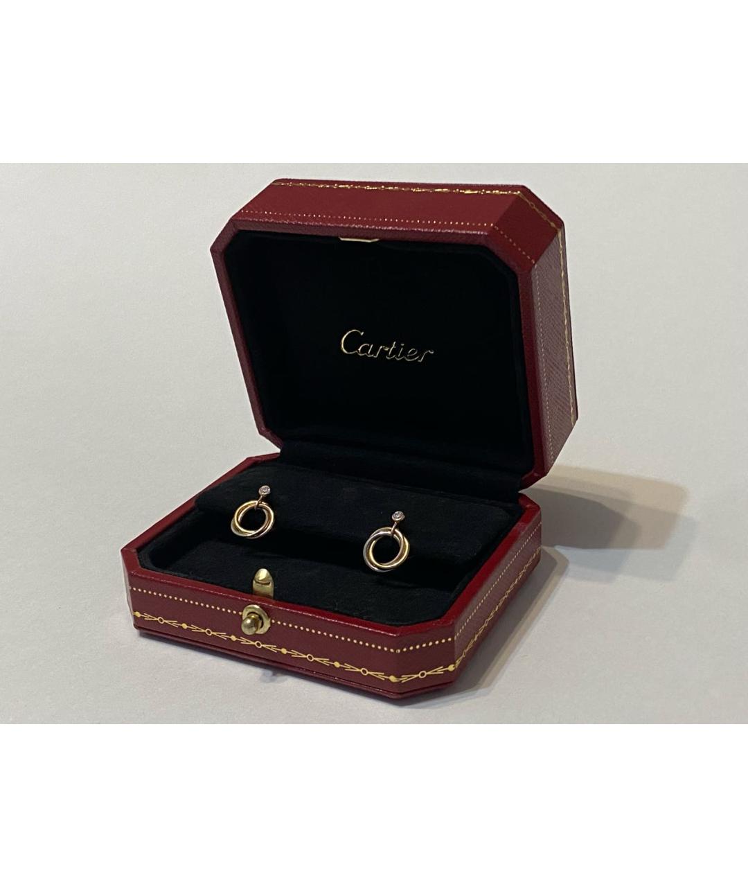 CARTIER Золотые серьги из желтого золота, фото 4