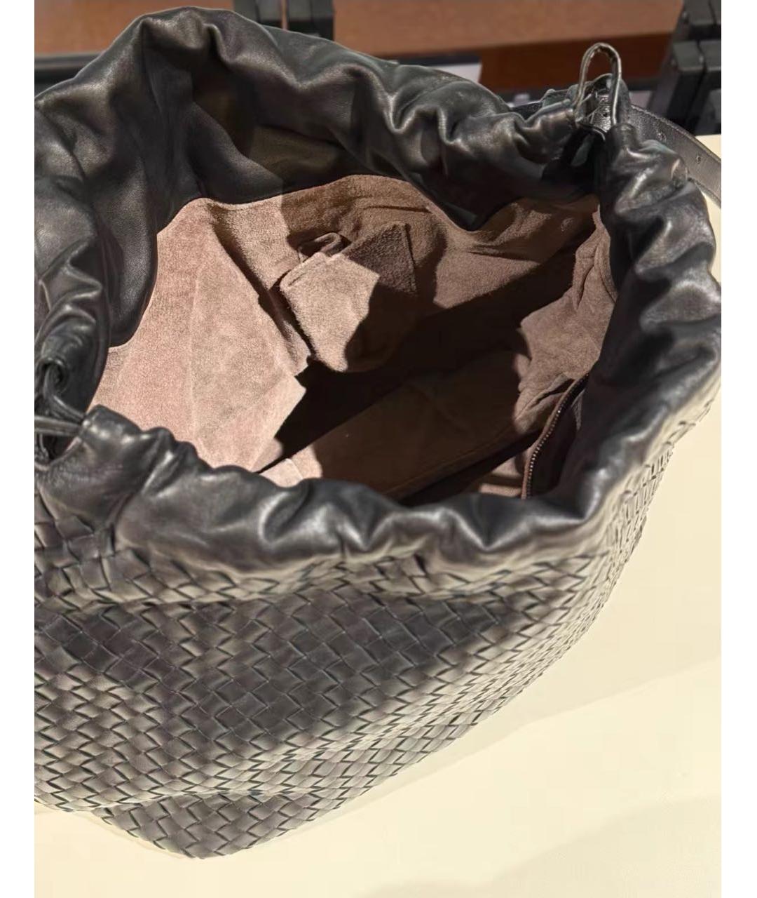 BOTTEGA VENETA Коричневая кожаная сумка тоут, фото 4