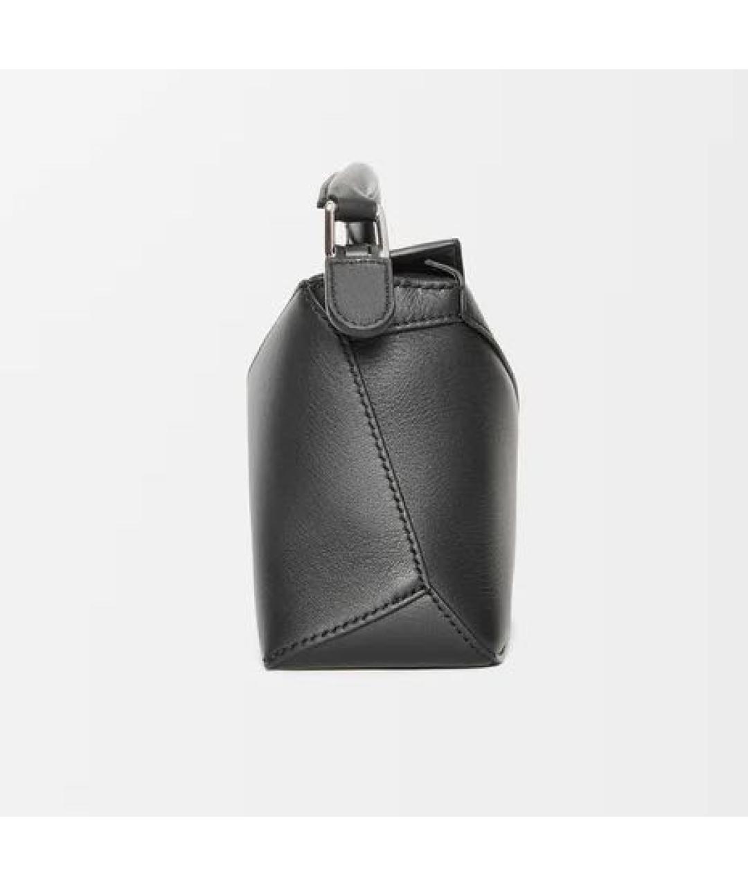 LOEWE Черная кожаная сумка через плечо, фото 5