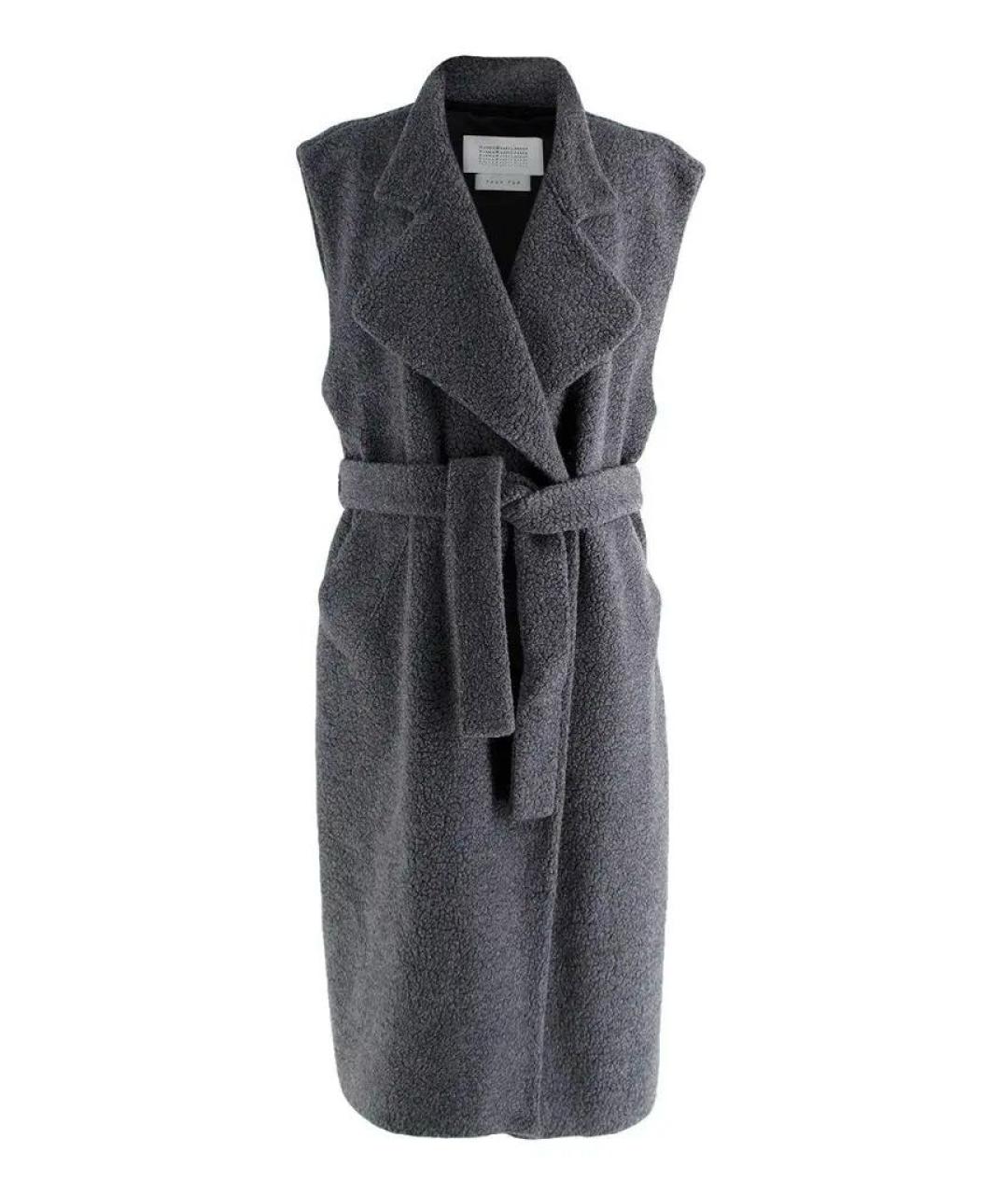 HARRIS WHARF LONDON Серый шерстяной жилет, фото 1