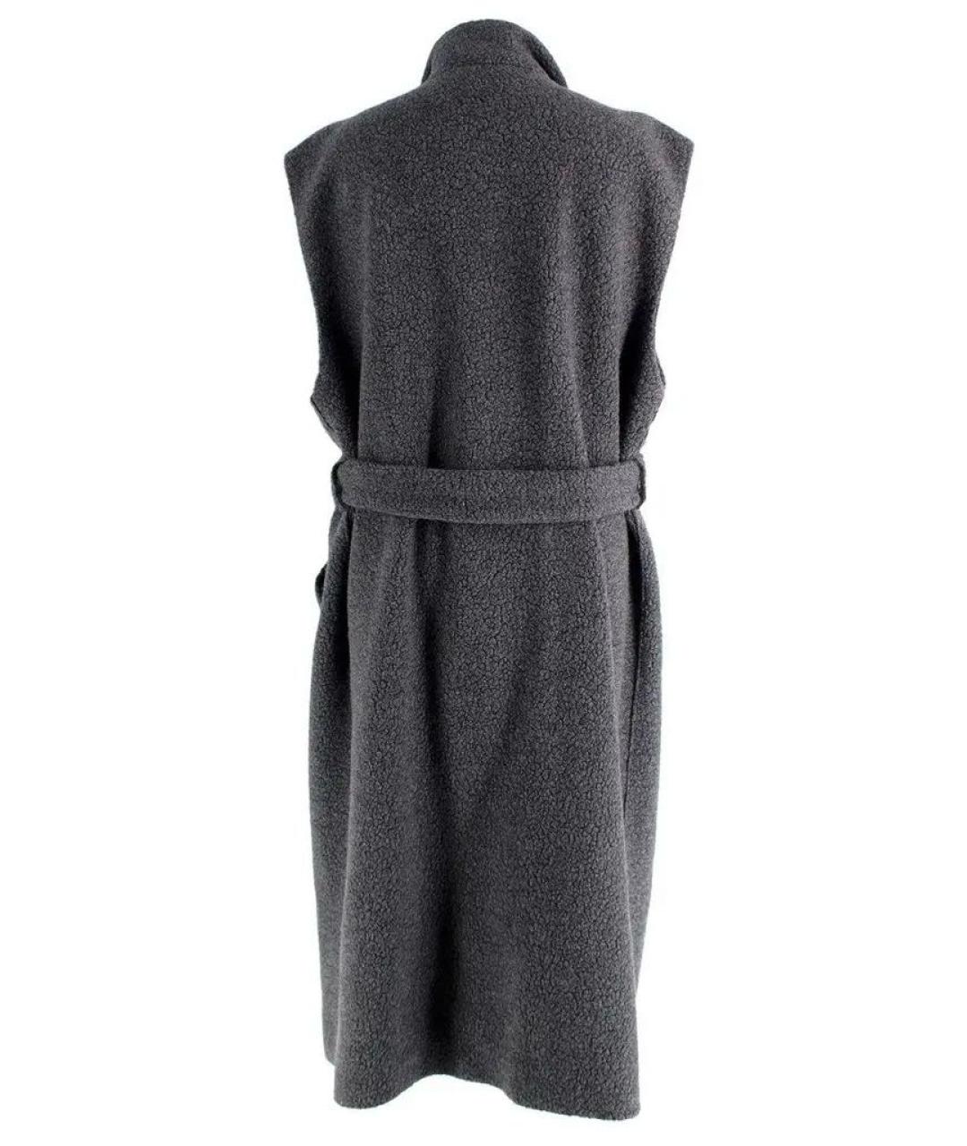 HARRIS WHARF LONDON Серый шерстяной жилет, фото 2