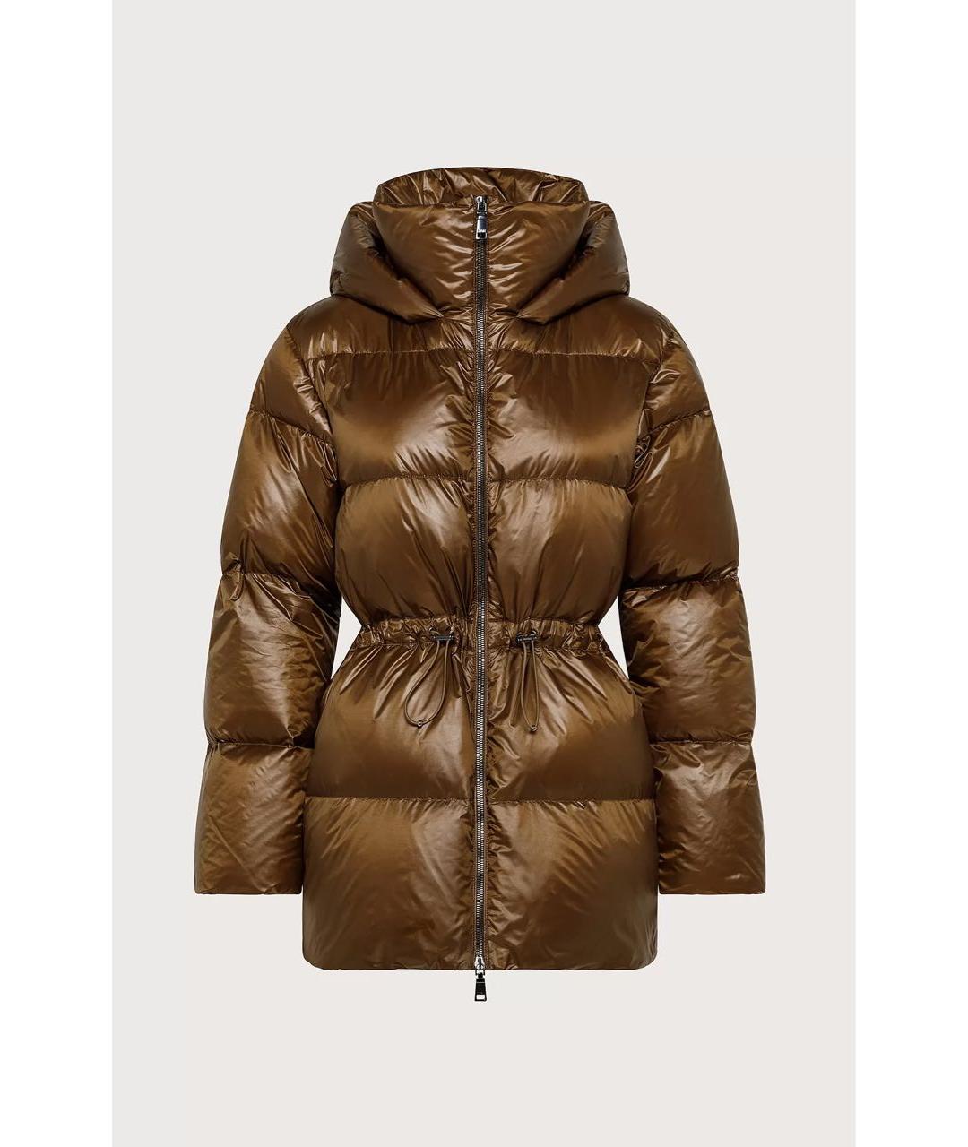 SEVENTY Коричневый полиэстеровый пуховик, фото 6