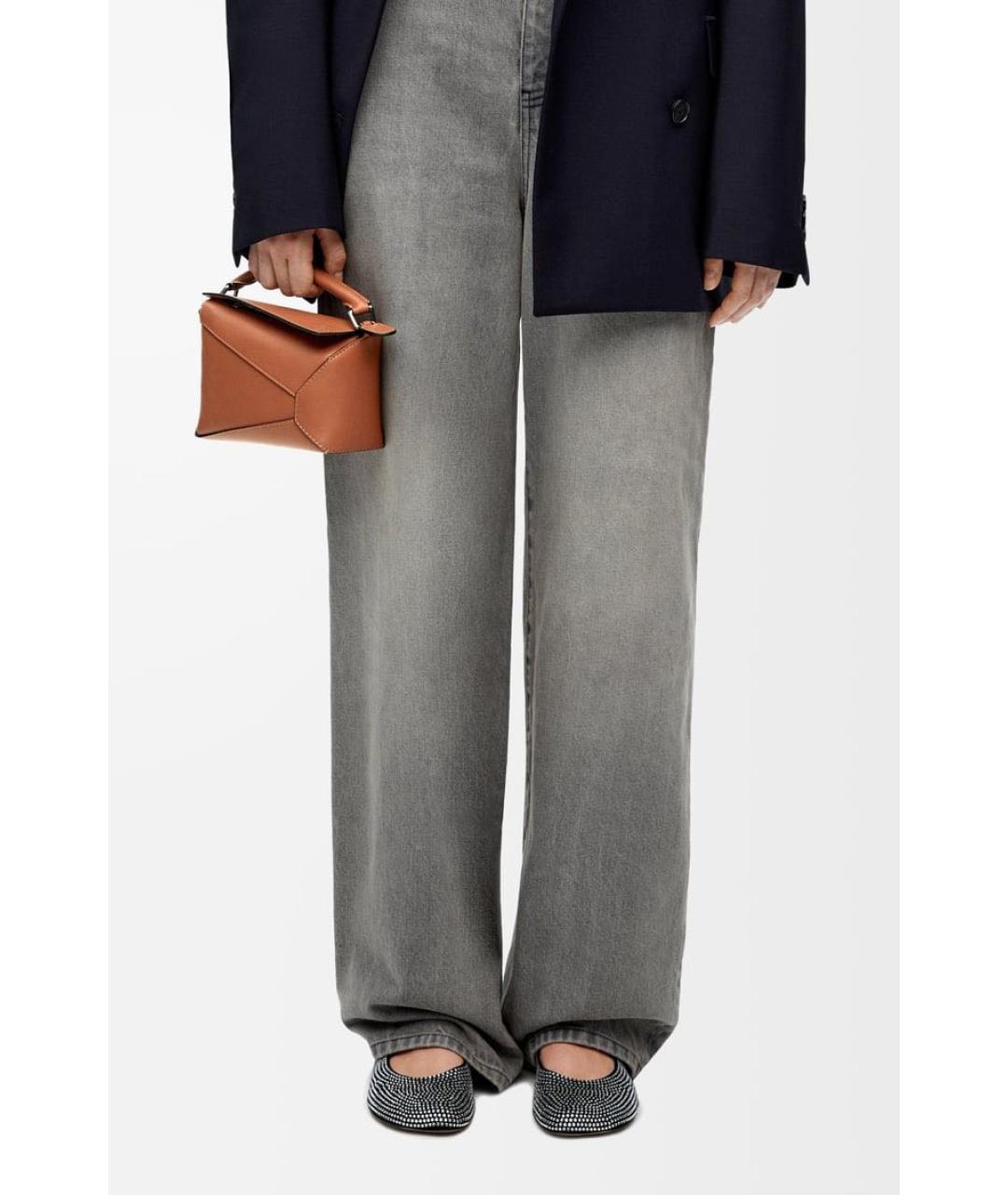 LOEWE Коричневая кожаная сумка через плечо, фото 2