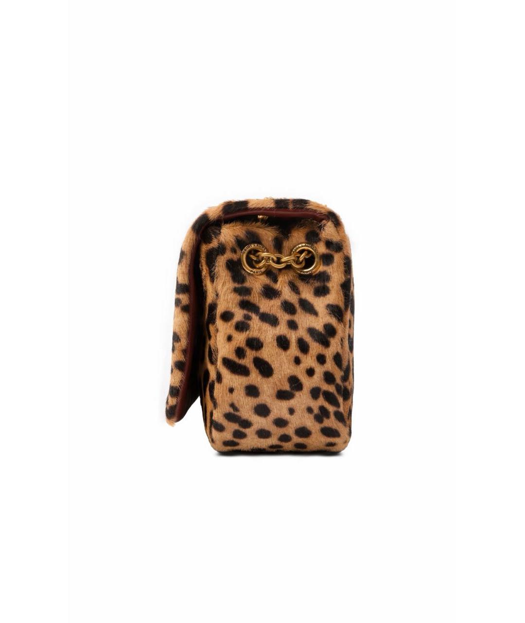 SAINT LAURENT Коричневая сумка через плечо, фото 4