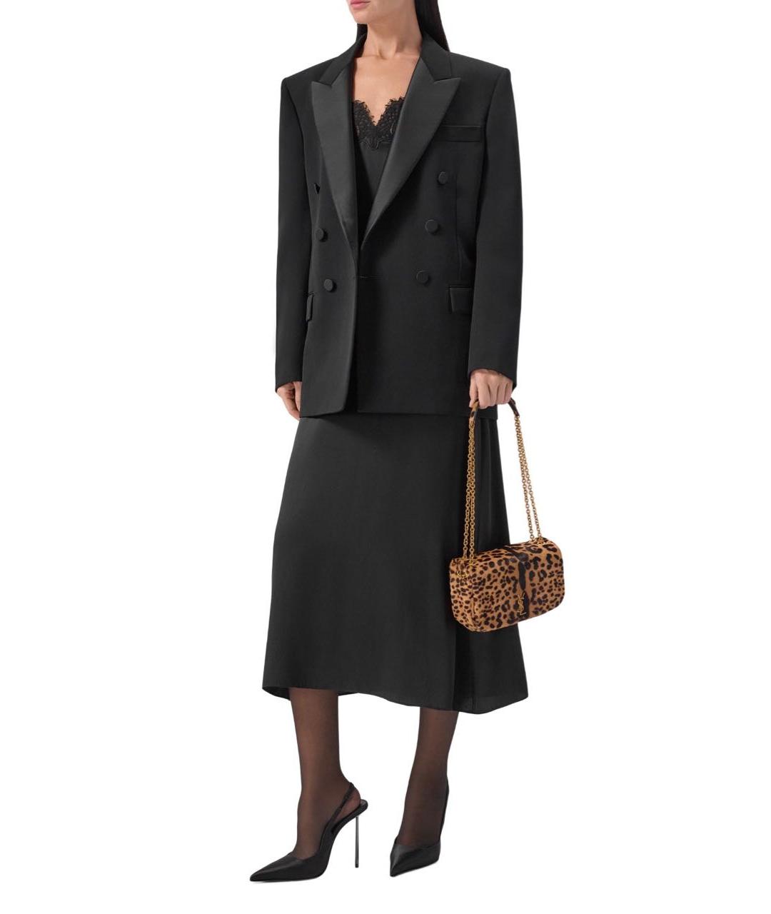 SAINT LAURENT Коричневая сумка через плечо, фото 3