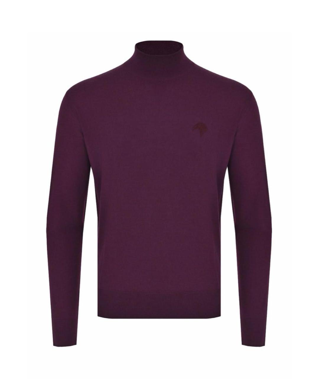 STEFANO RICCI Фиолетовая шерстяная водолазка, фото 6