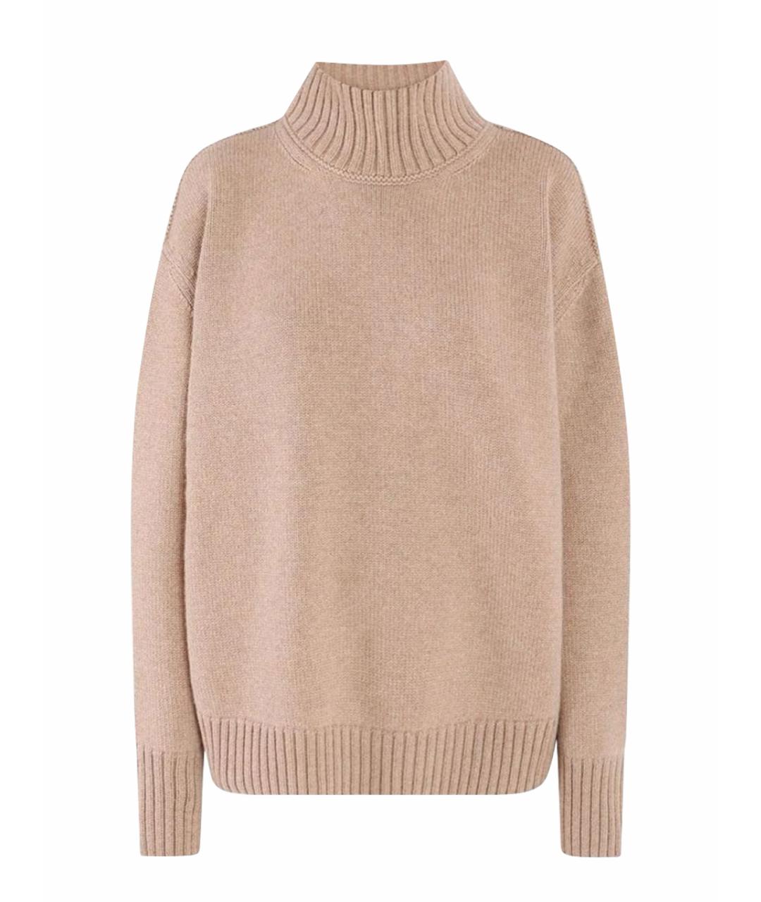 LORO PIANA Бежевый кашемировый джемпер / свитер, фото 1