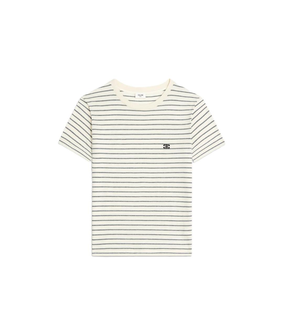 CELINE Хаки футболка, фото 8